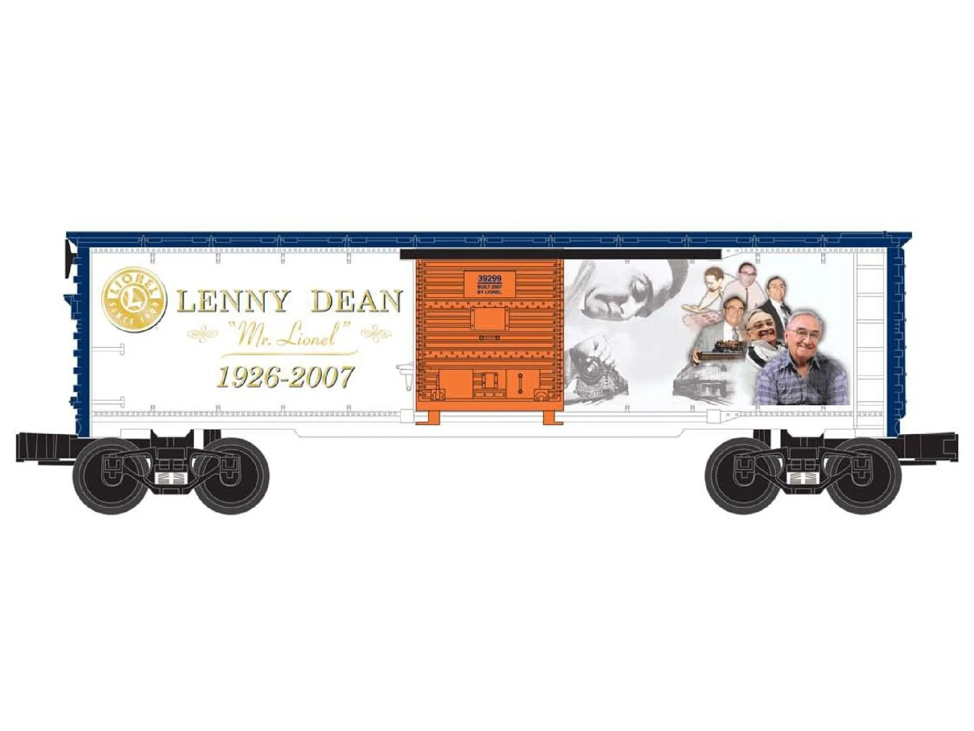 Lionel 6-39299 Lenny Dean Commemoration Boxcar O SCALE NEW - Image 9