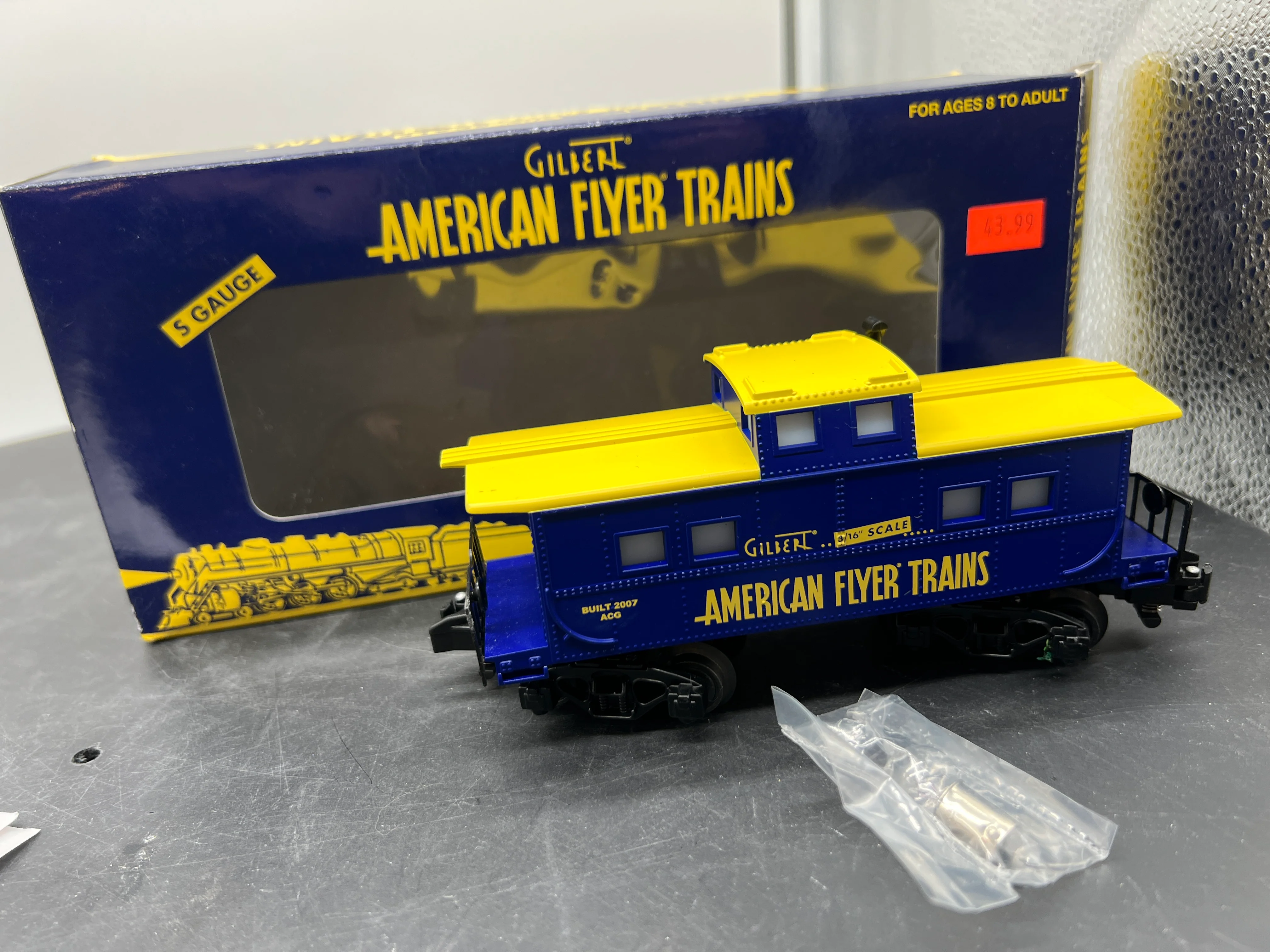 Lionel 6-48742 AMERICAN FLYER CABOOSE S SCALE Used Excellent - Image 3