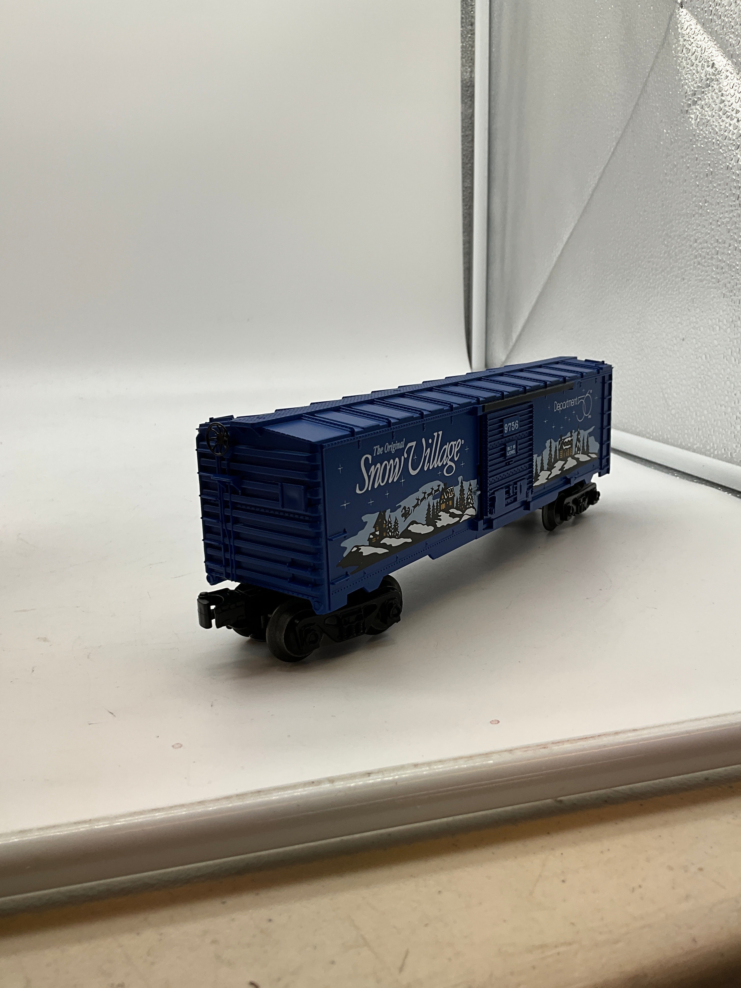 Lionel 6-52096 Department 56 original snow village boxcar # 9756O scale Like New - Image 2