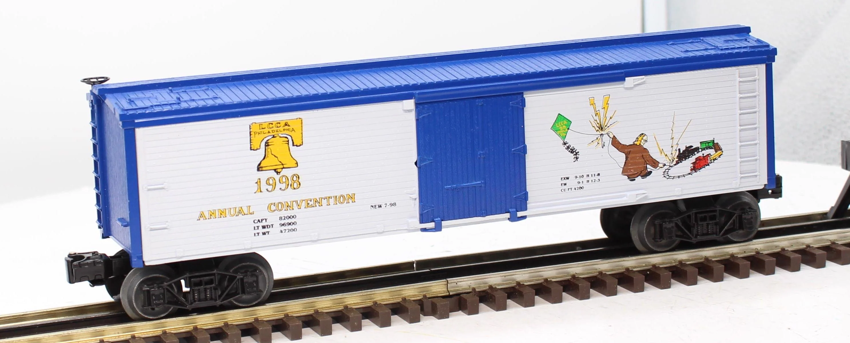 Lionel 6-52152 BEN FRANKLIN Reefer Car LCCA O Scale Like New - Image 3