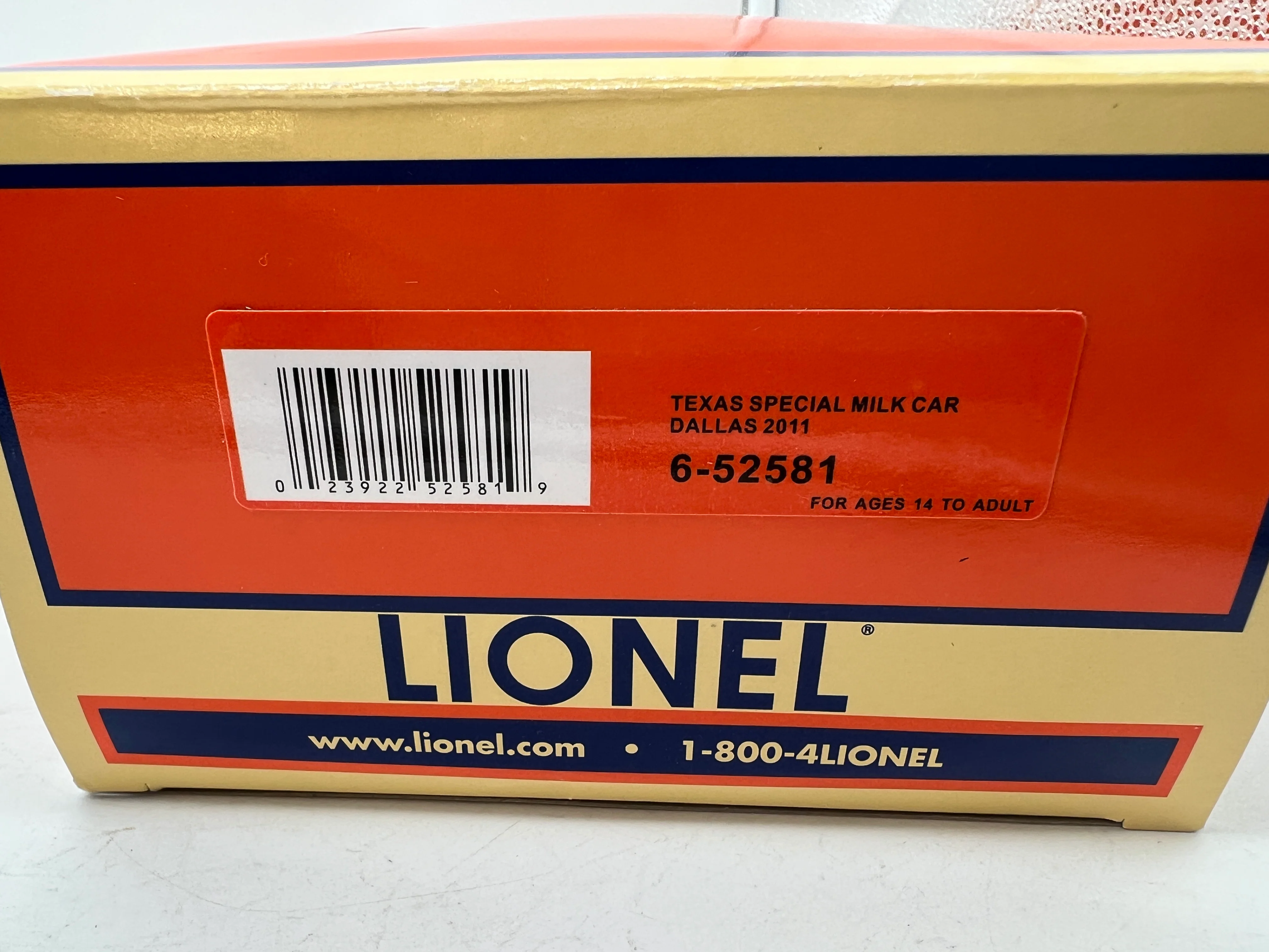 Lionel 6-52581 Texas special milk reefer car 2011 LCCA Dallas O scale  NEW - Image 4