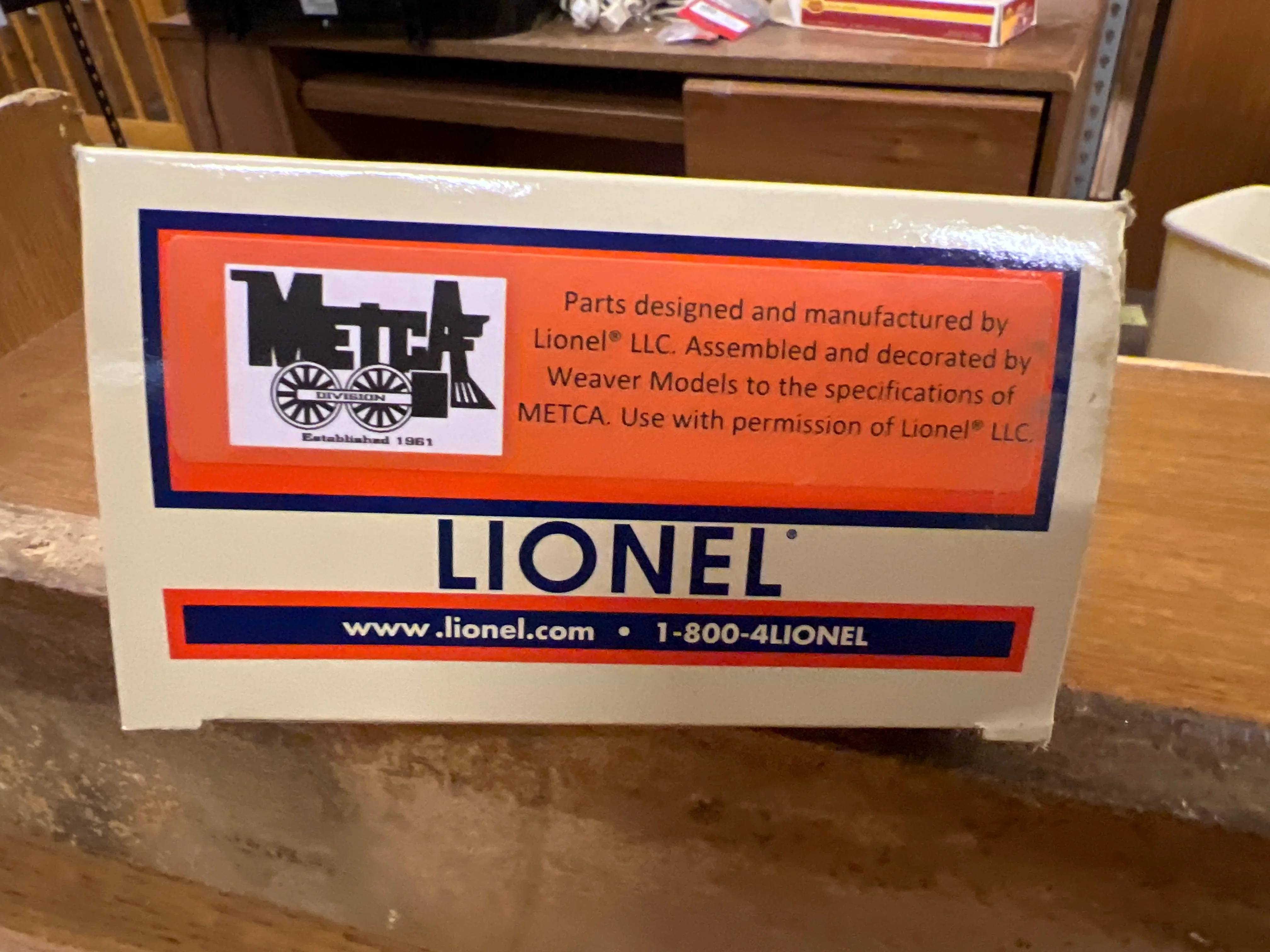 Lionel 6-58501 TCA METCA railway express agency REA trailer with flatcar O SCALE NEW - Image 2