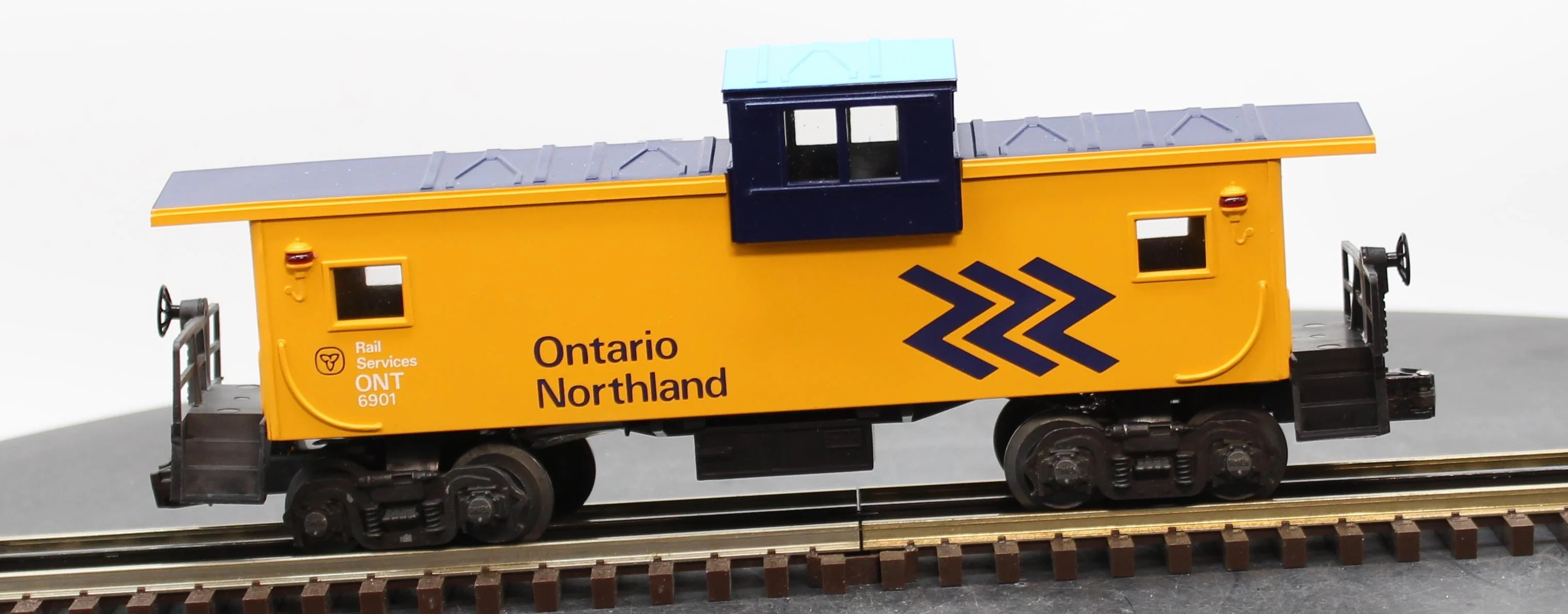 Lionel 6-6901 Ontario Northland Extended Vision Caboose O SCALE Like New - Image 7