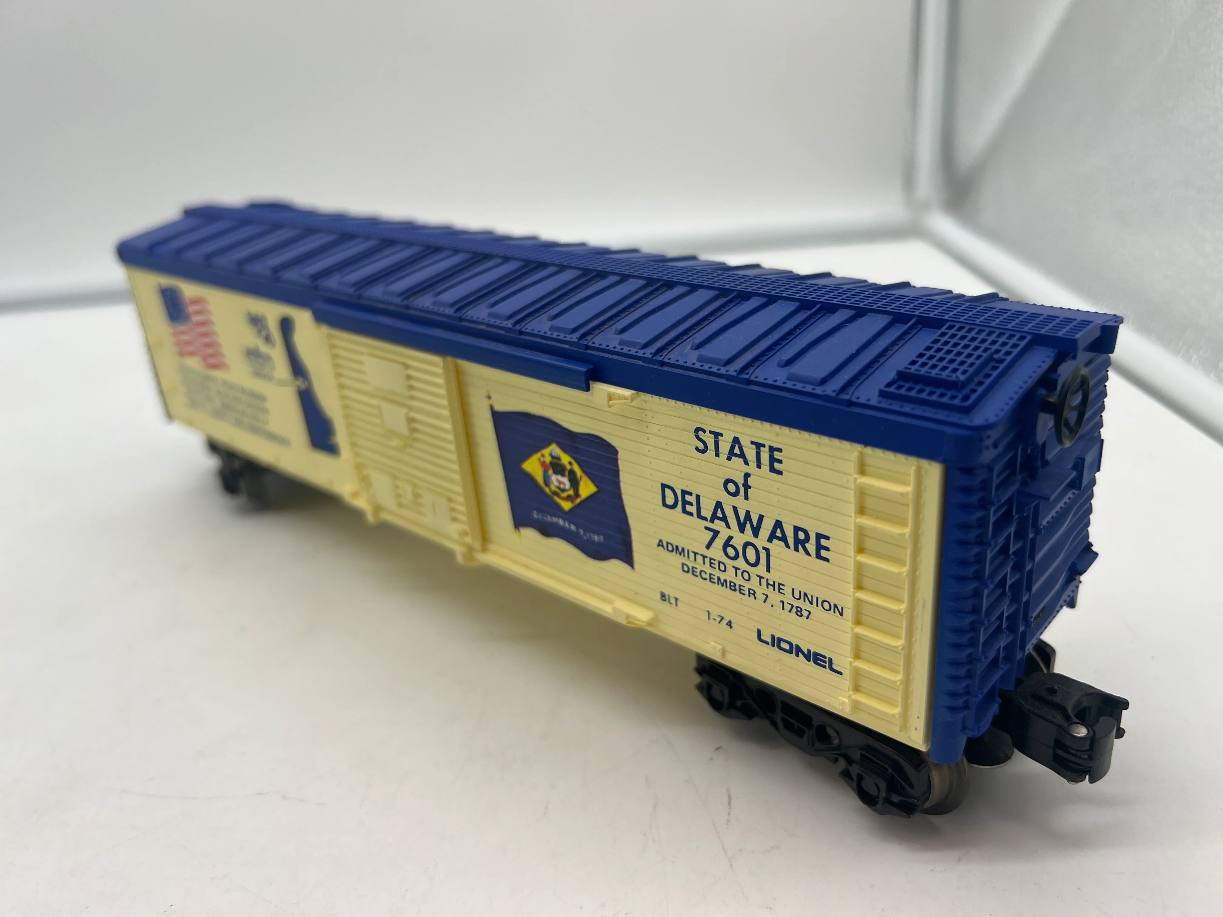 Lionel 6-7601 - Spirit of '76 State of Delaware box car train O SCALE Like New - Image 5