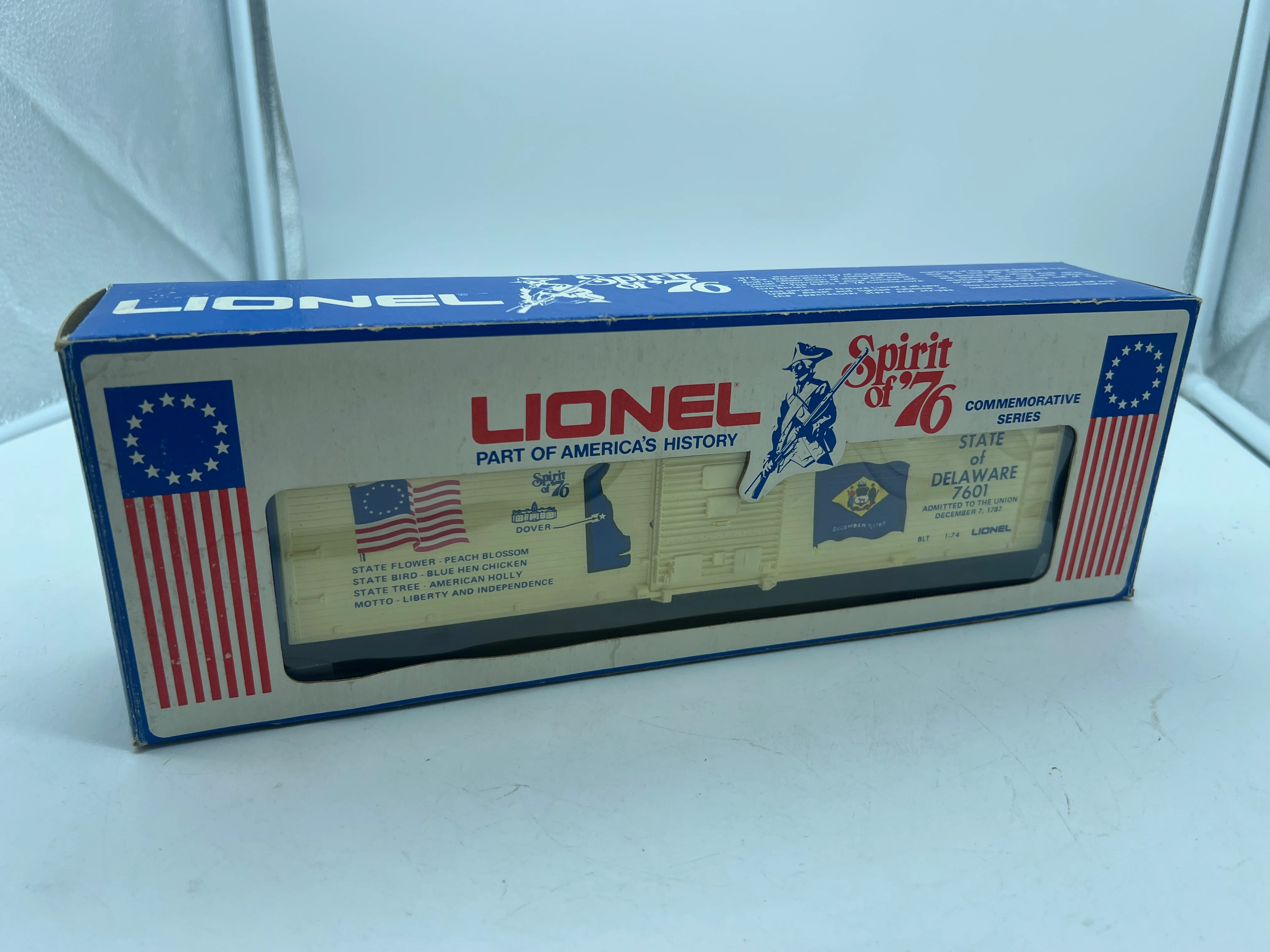 Lionel 6-7601 - Spirit of '76 State of Delaware box car train O SCALE Like New - Image 8