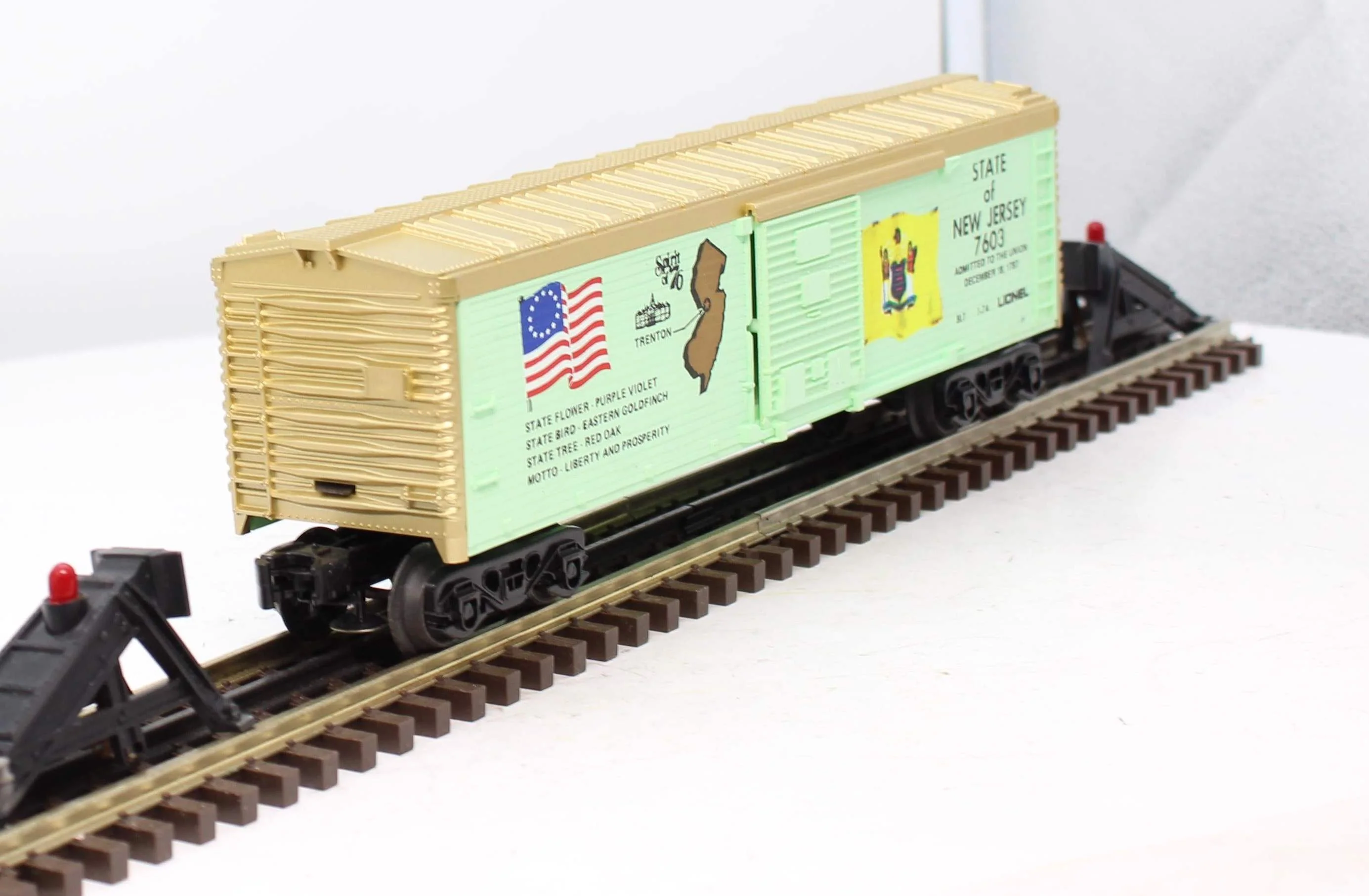 Lionel 6-7603 STATE OF NEW JERSEY Box Car Spirit of 76 O Scale Like New - Image 6