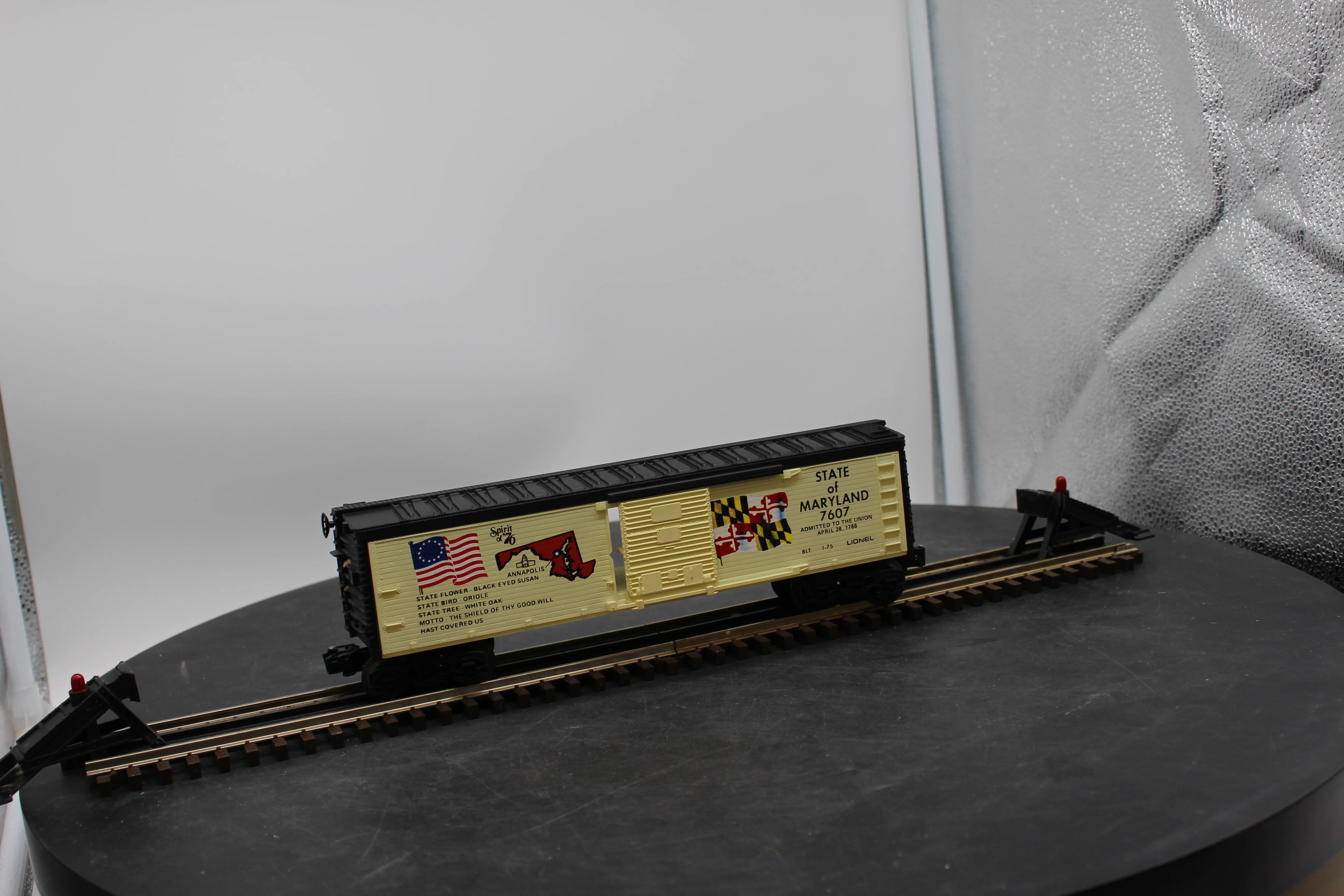 Lionel 6-7607 LIONEL Spirit of 76 Maryland Boxcar O SCALE Used Excellent Damaged Box - Image 7