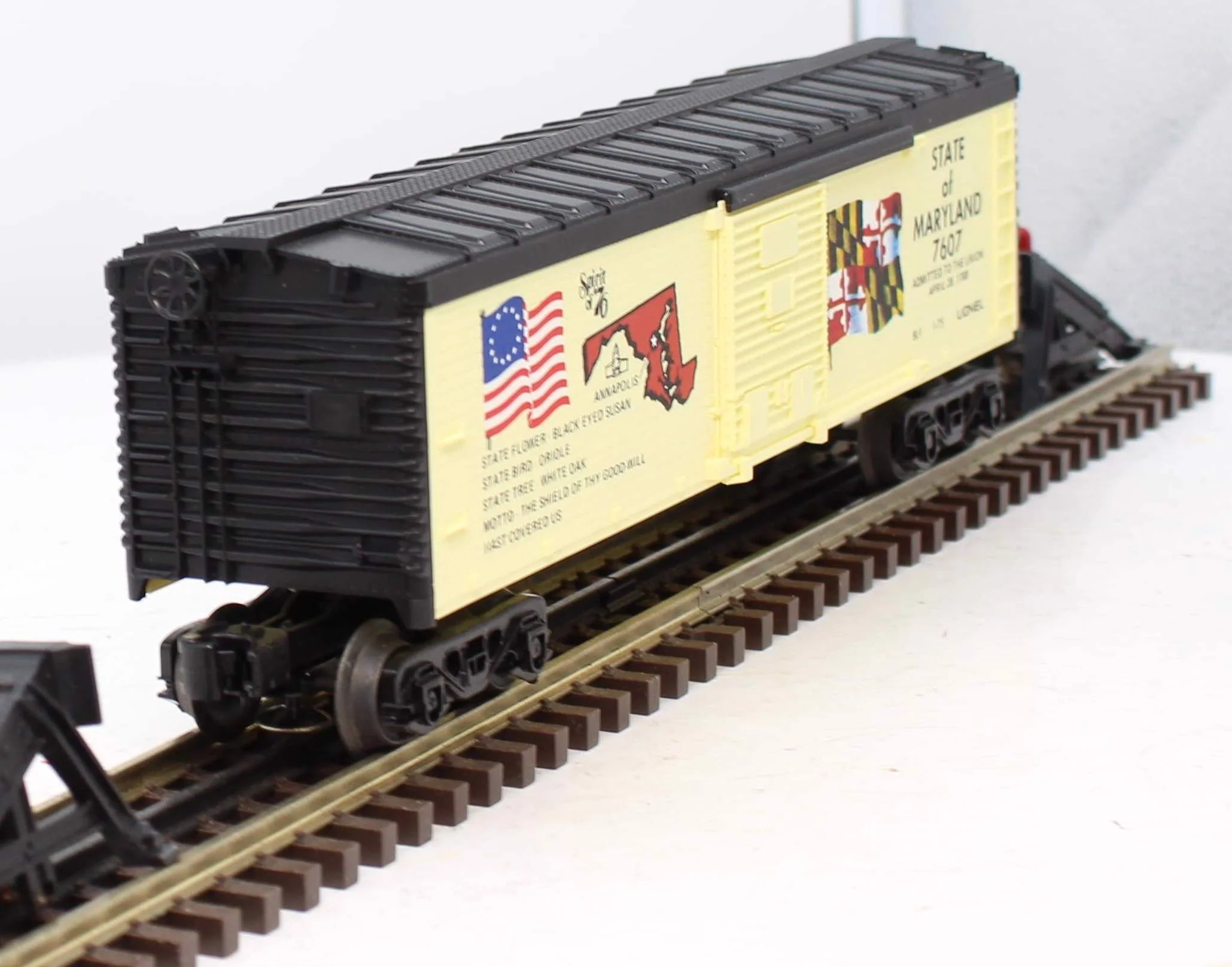 Lionel 6-7607 STATE OF MARYLAND Boxcar Mainline O Scale Used - Image 6