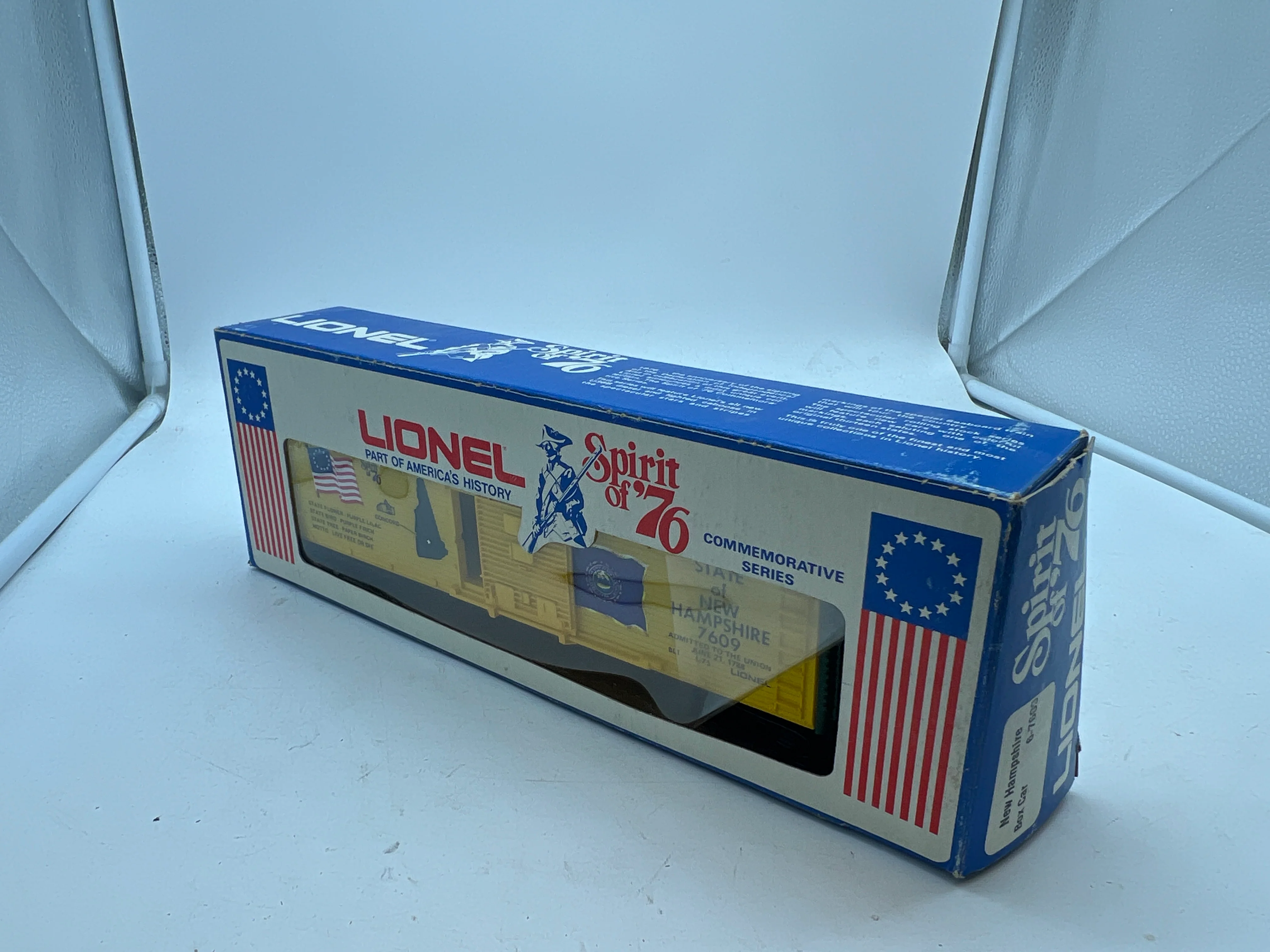 Lionel 6-7609 State of New Hampshire boxcar from Spirit of 76 O scale Like New - Image 6