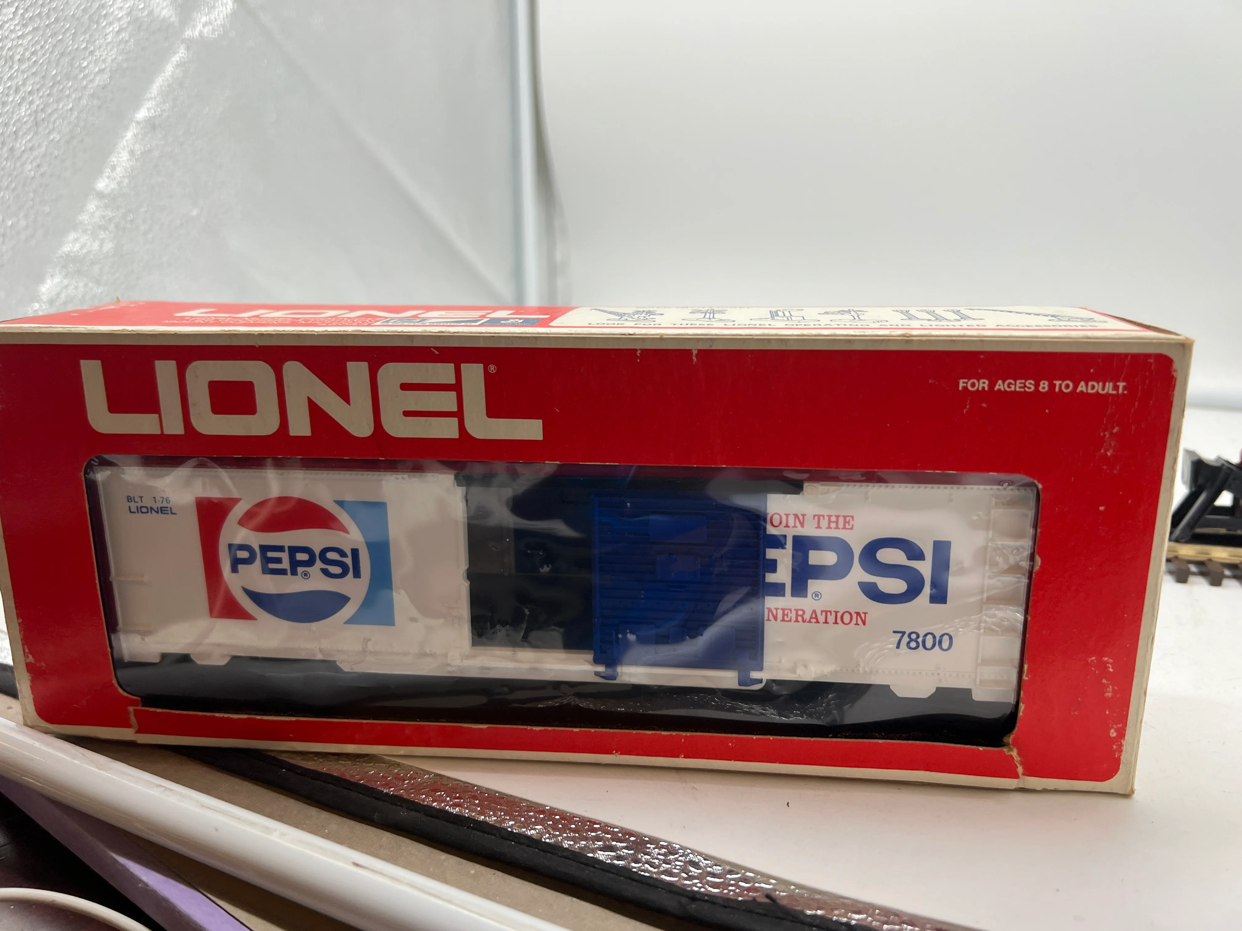 Lionel 6-7800 Pepsi boxcar "Join the Pepsi Generation" O scale Like New - Image 3