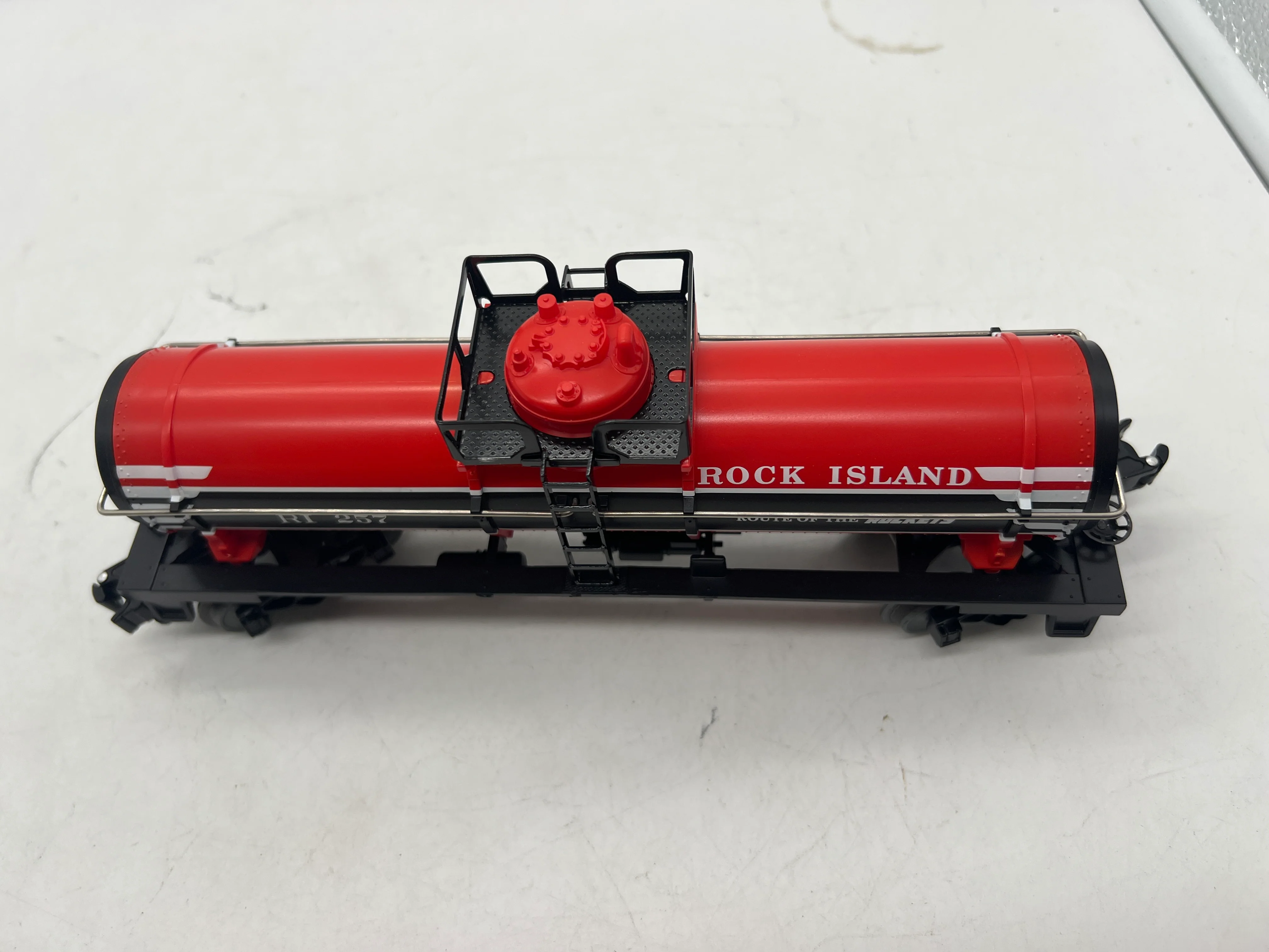 Lionel 6-81663 Rock Island single dome tank car Route of the Rockets O SCALE Like New - Image 4