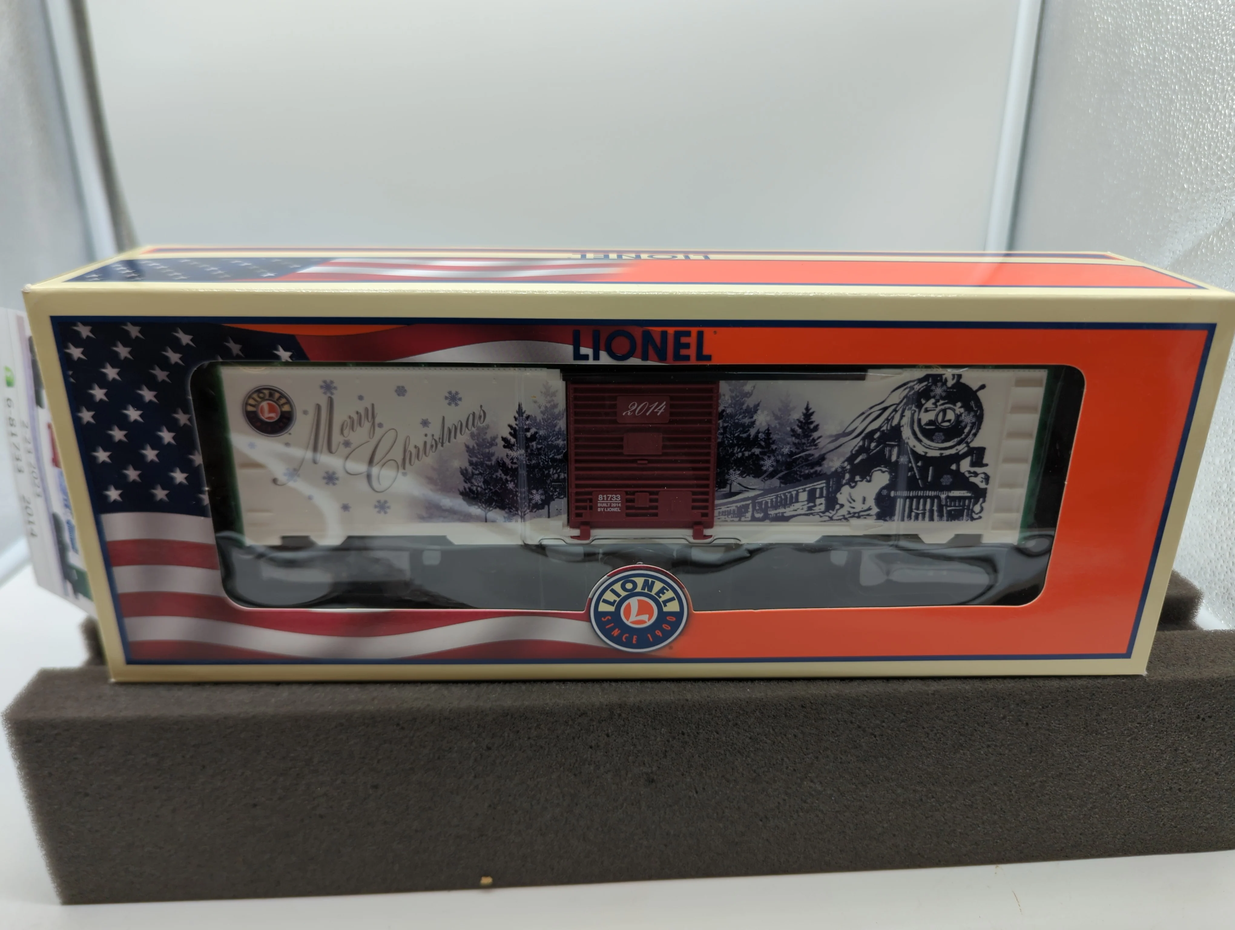Lionel 6-81733 2014 LIONEL CHRISTMAS BOXCAR O SCALE Like New - Image 6