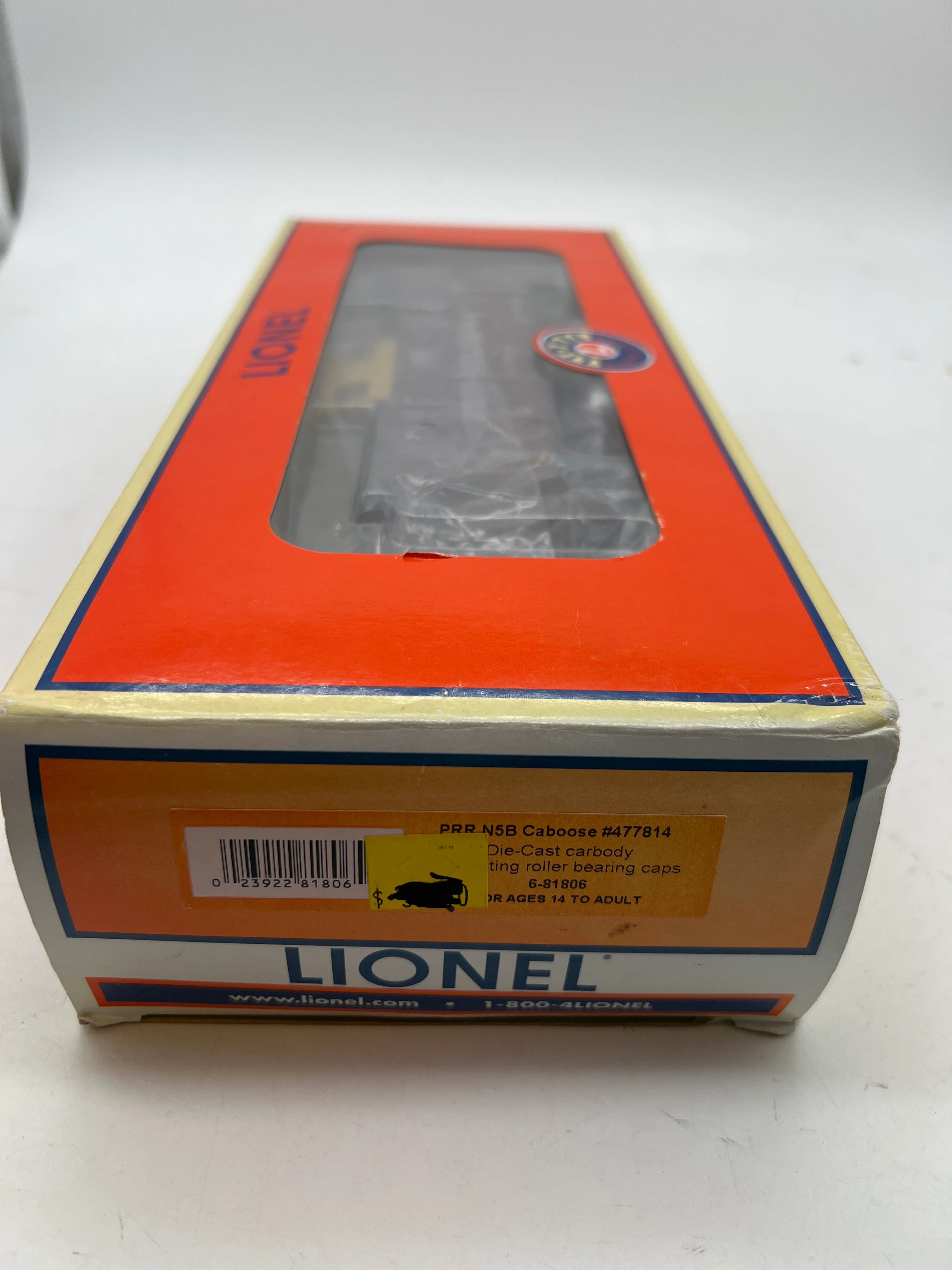 Lionel 6-81806 Pennsylvania PRR Scale N5b Caboose #477814 O SCALE Like New - Image 5