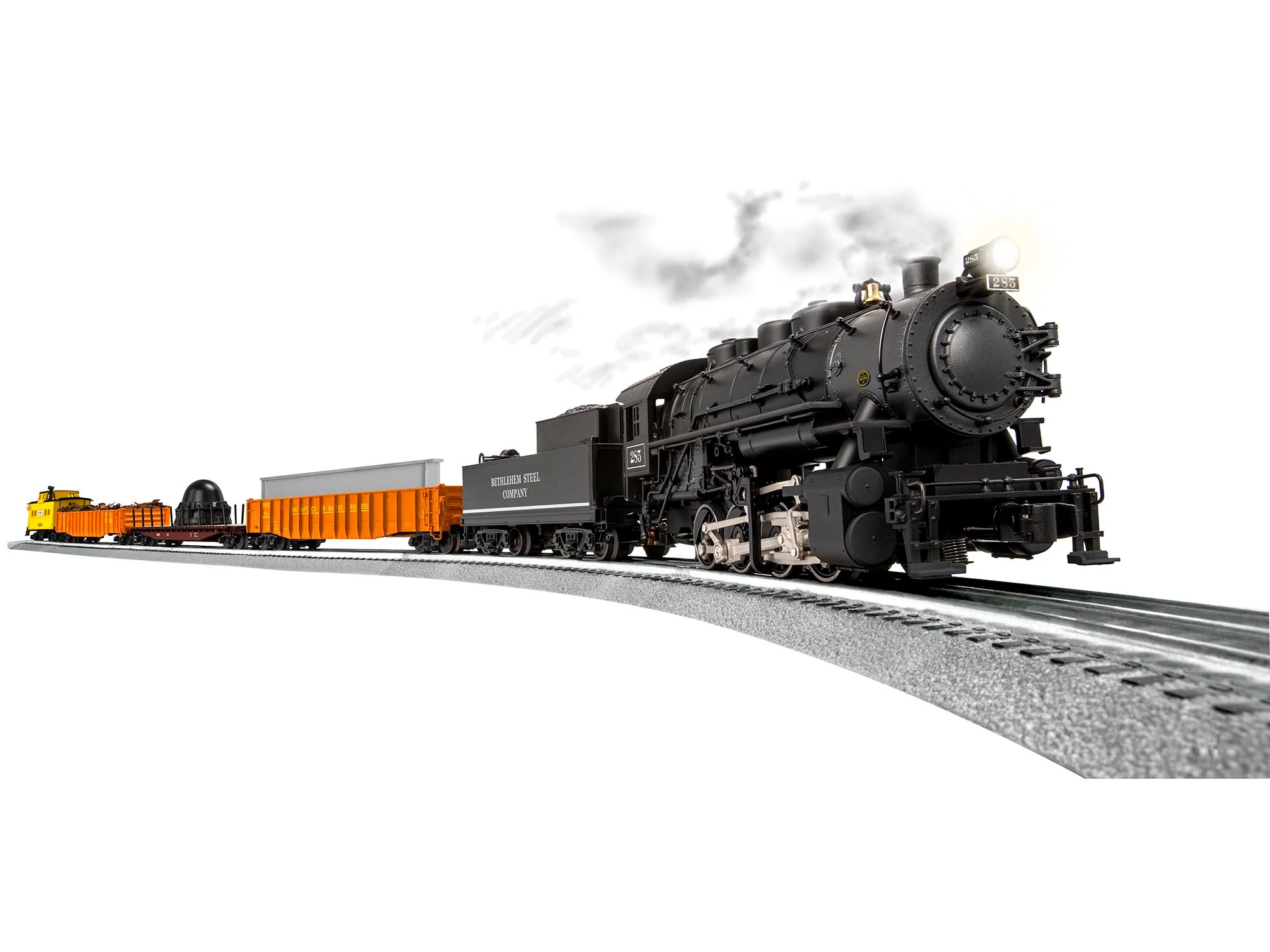 Lionel 6-83092 Steel City Switcher Train Set includes Bethlehem Steel Legacy 0-8-0 Steam Locomotive O Scale New