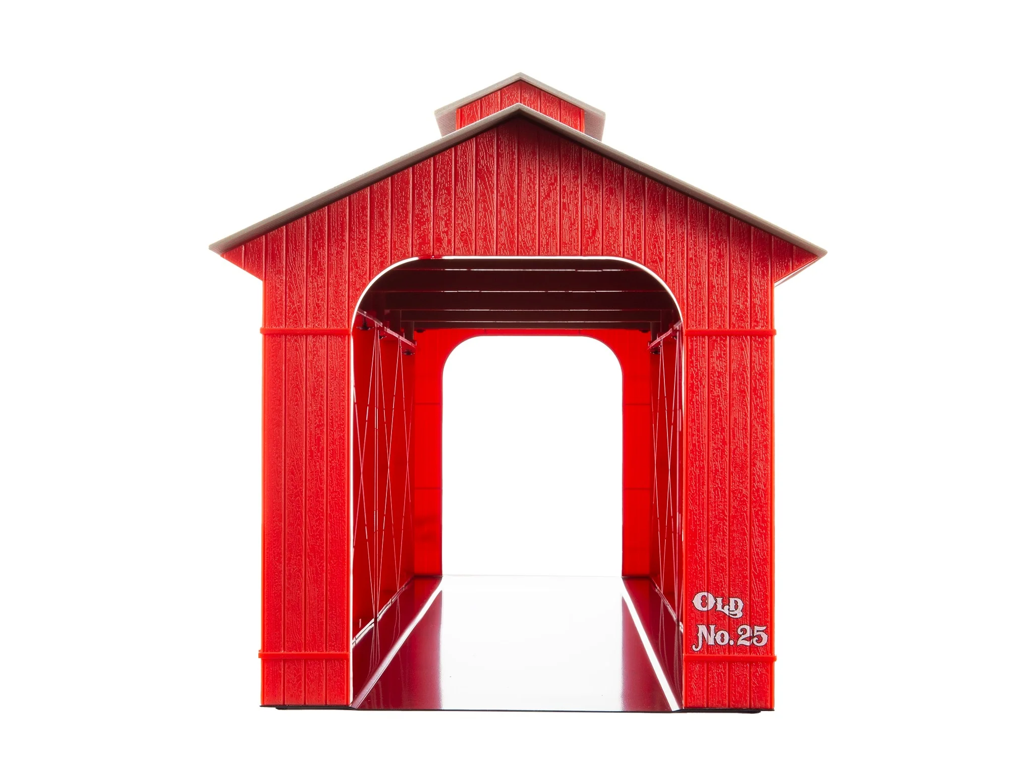 Lionel 6-83305 Illuminated 24" Winter's Covered Bridge Limited O SCALE NEW - Image 3