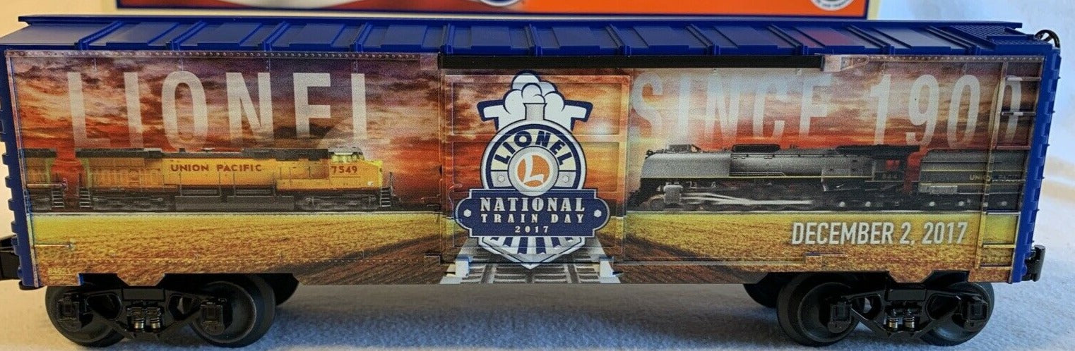 Lionel 6-84621 2017 National Train Day Boxcar O SCALE NEW