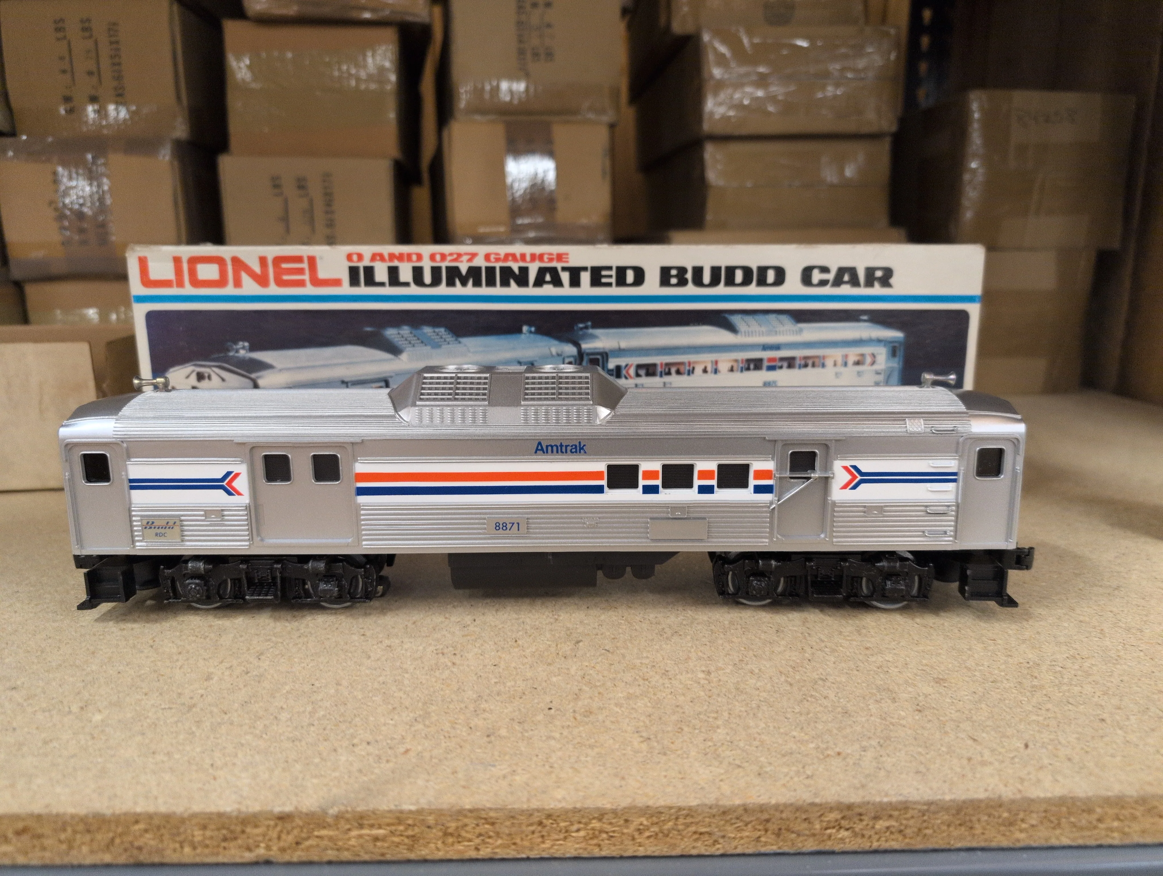 Lionel 6-8871 Amtrak RDC Budd car commuter O SCALE Used Excellent - Image 2