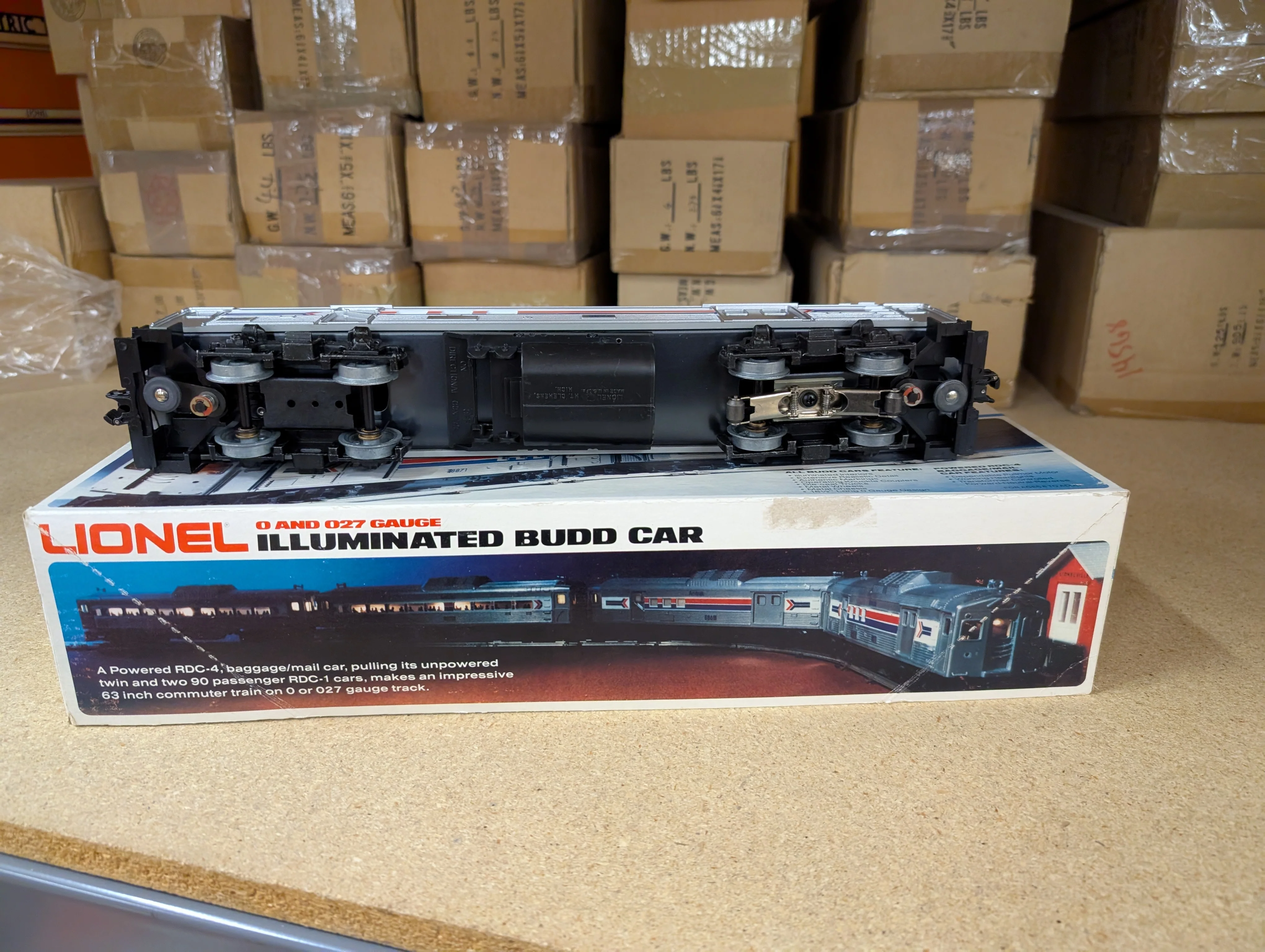 Lionel 6-8871 Amtrak RDC Budd car commuter O SCALE Used Excellent - Image 4