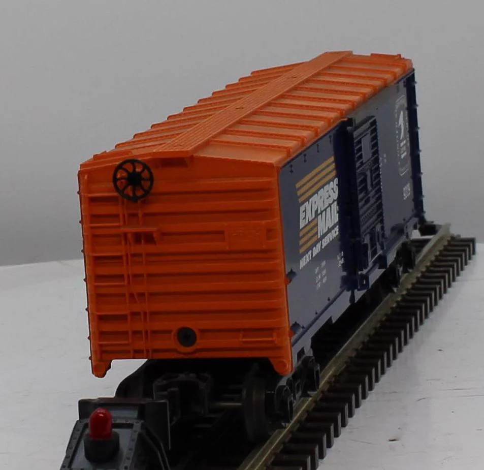 Lionel 6-9229 UNITED STATES POSTAL SERVICE Operating USPS Express Mail Boxcar O Scale Used Damaged Box no man as is - Image 2