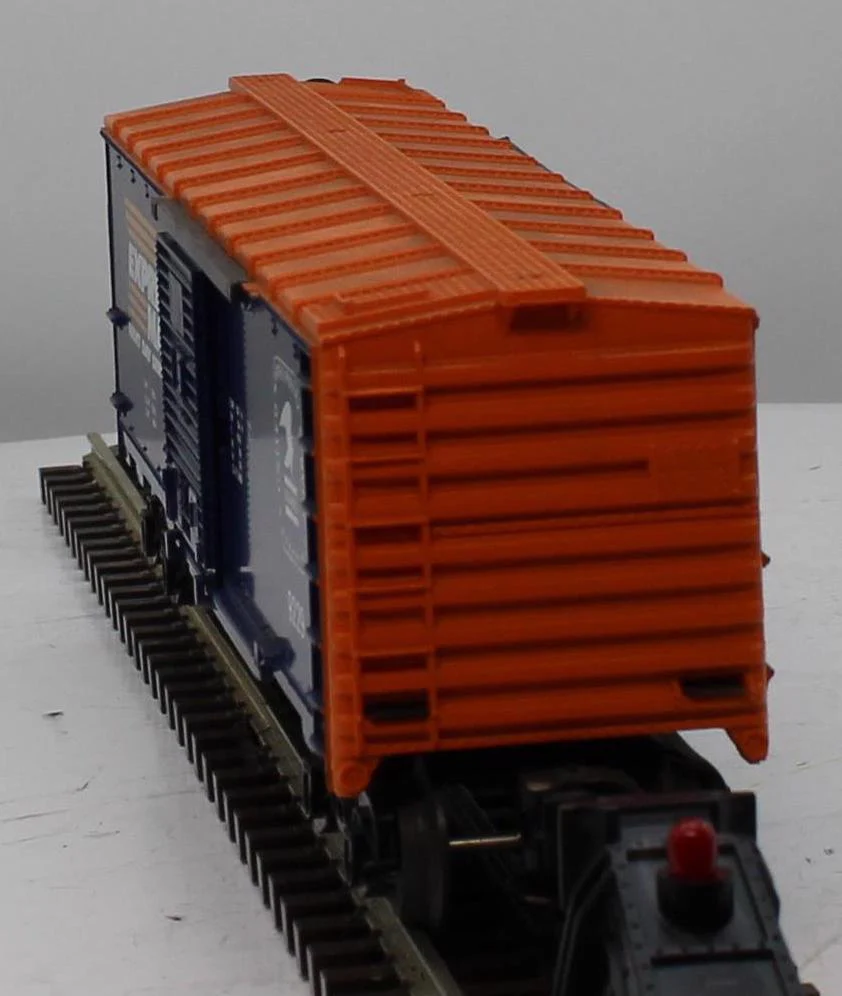Lionel 6-9229 UNITED STATES POSTAL SERVICE Operating USPS Express Mail Boxcar O Scale Used Damaged Box no man as is - Image 4