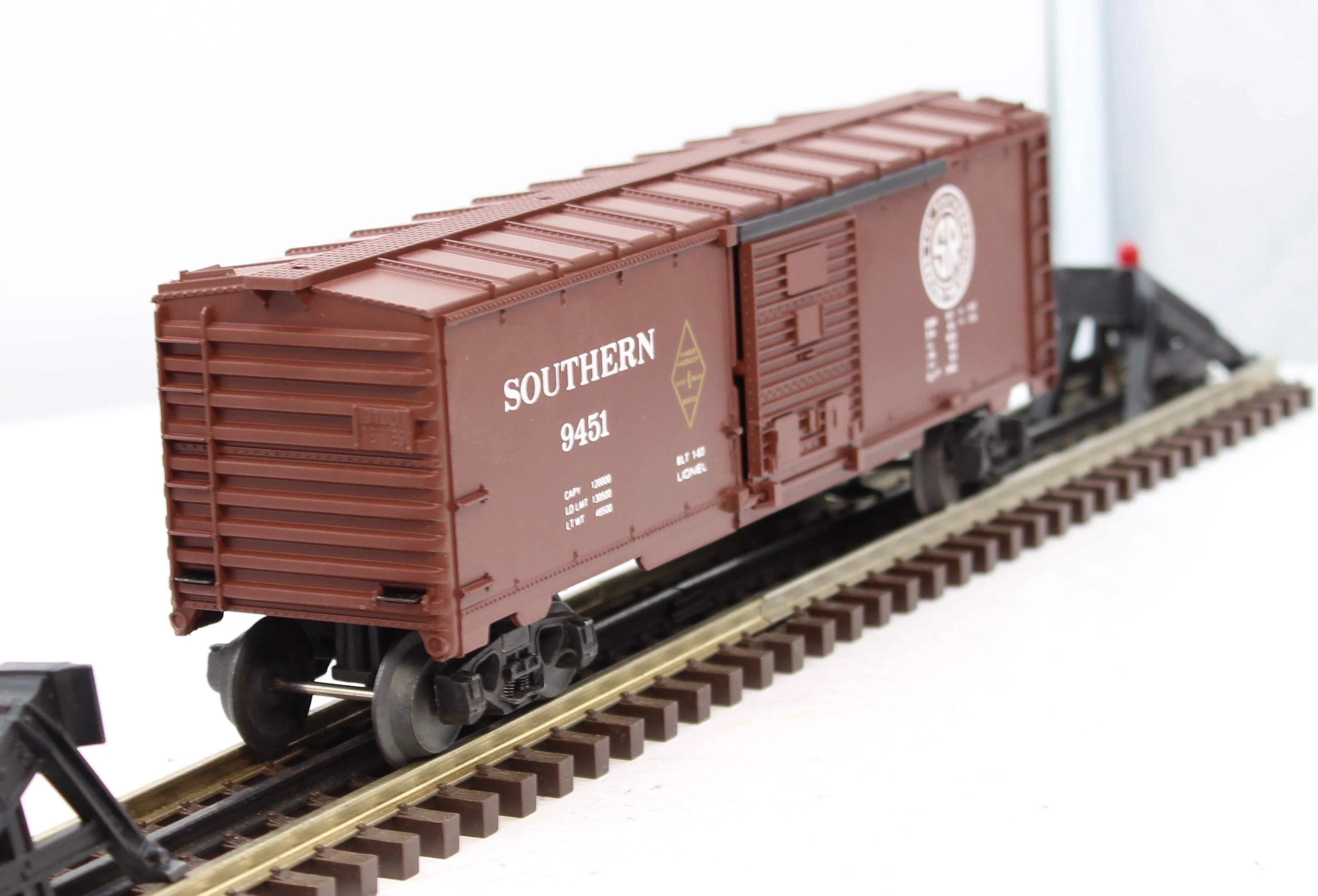 Lionel 6-9451 SOUTHERN RAILWAY Boxcar Mainline O Scale Like New - Image 6