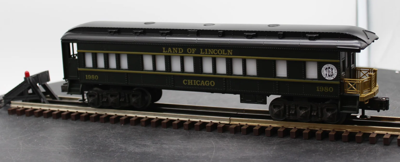 Lionel 6-9544 TCA 1980 Land of Lincoln Chicago Observation Car O SCALE Like New