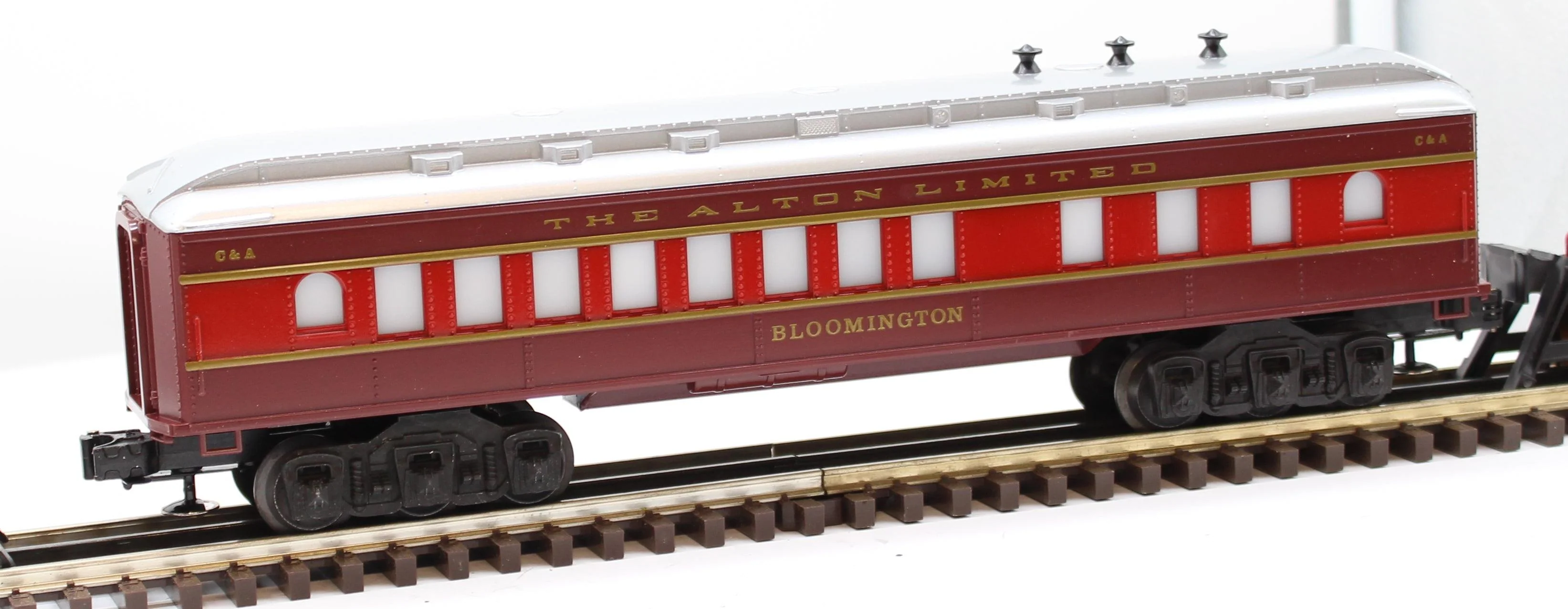 Lionel 6-9599 Chicago & Alton Dining Car O SCALE Like New