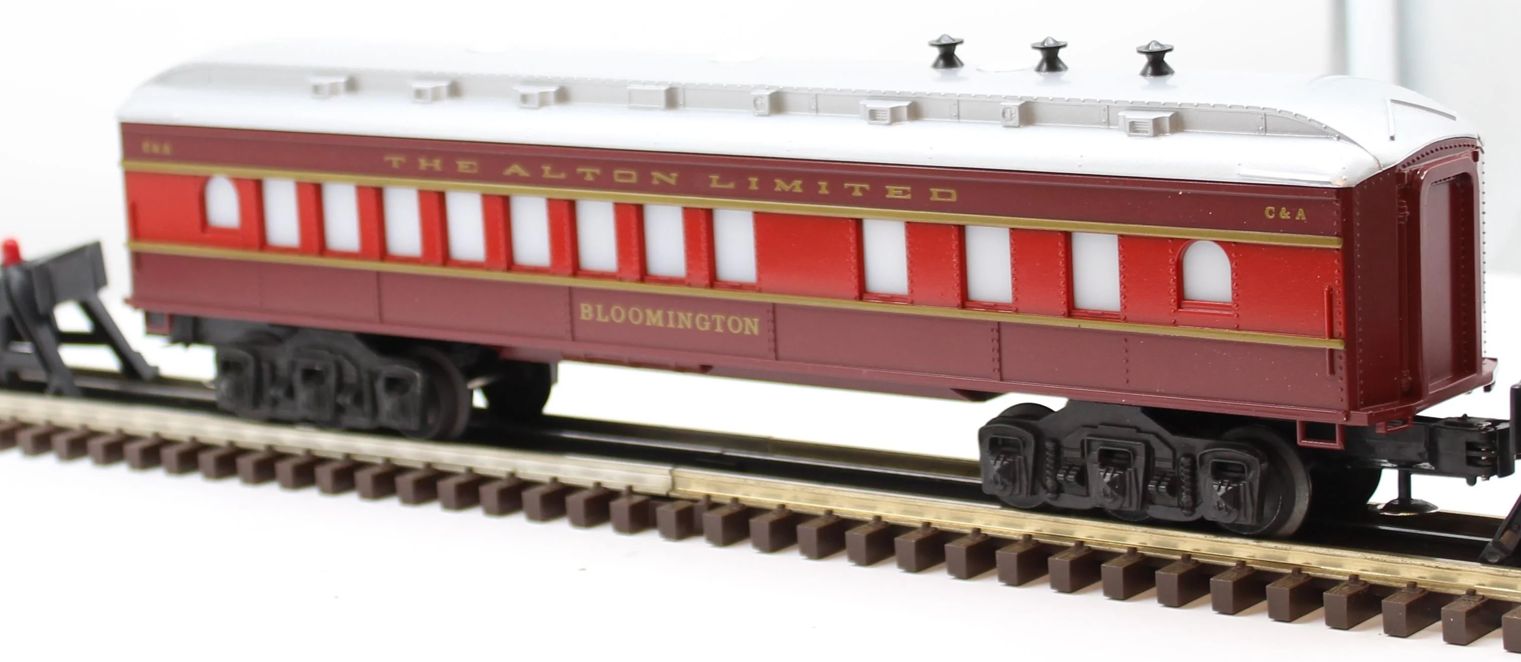 Lionel 6-9599 Chicago & Alton Dining Car O SCALE Like New - Image 3