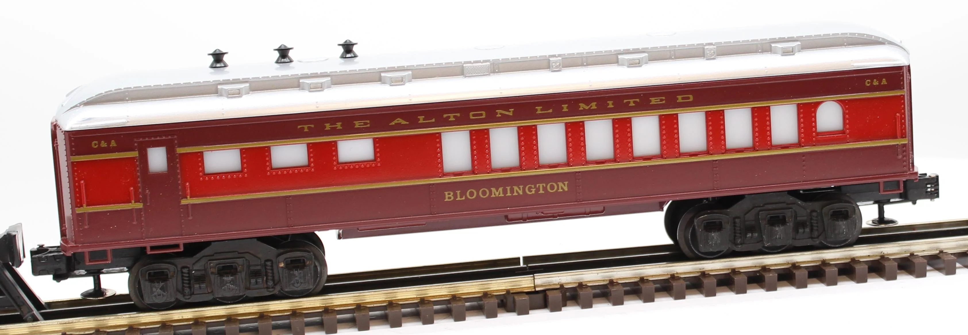 Lionel 6-9599 Chicago & Alton Dining Car O SCALE Like New - Image 6
