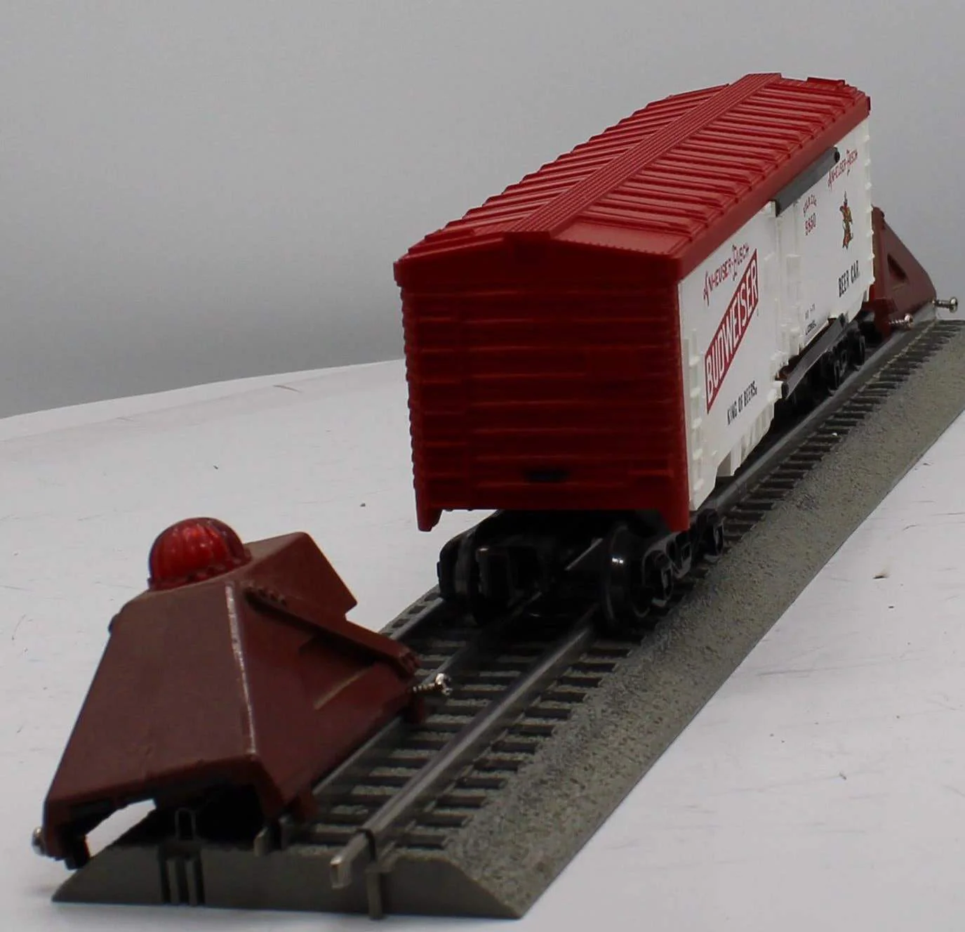 Lionel 6-9850 budweiser billboard reefer beer O SCALE Used Excellent - Image 3