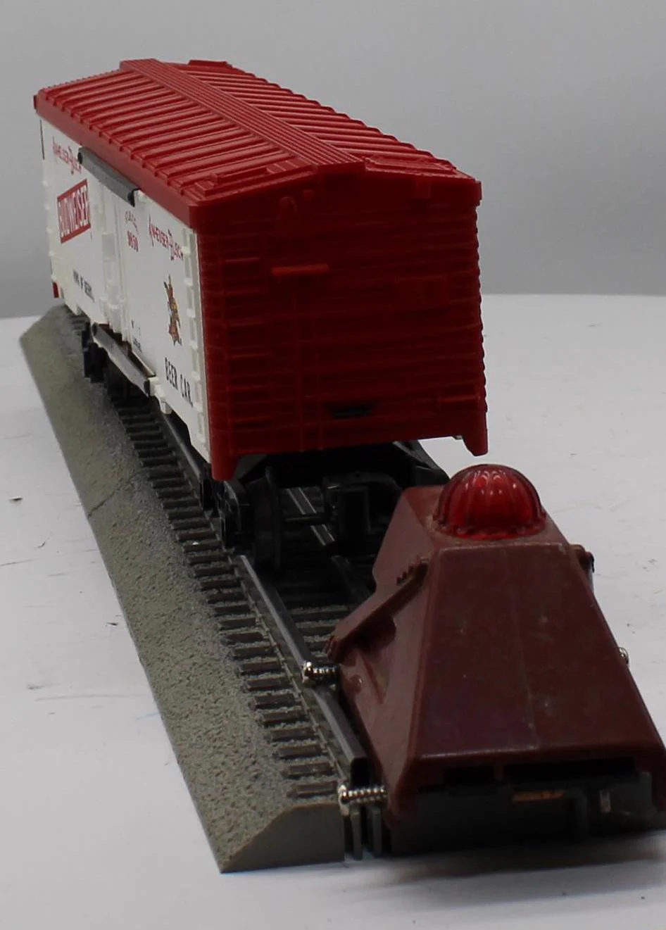 Lionel 6-9850 budweiser billboard reefer beer O SCALE Used Excellent - Image 5