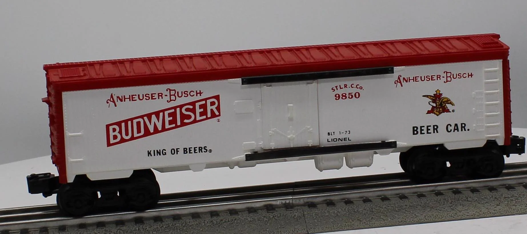 Lionel 6-9850 budweiser billboard reefer beer O SCALE Used Excellent - Image 7