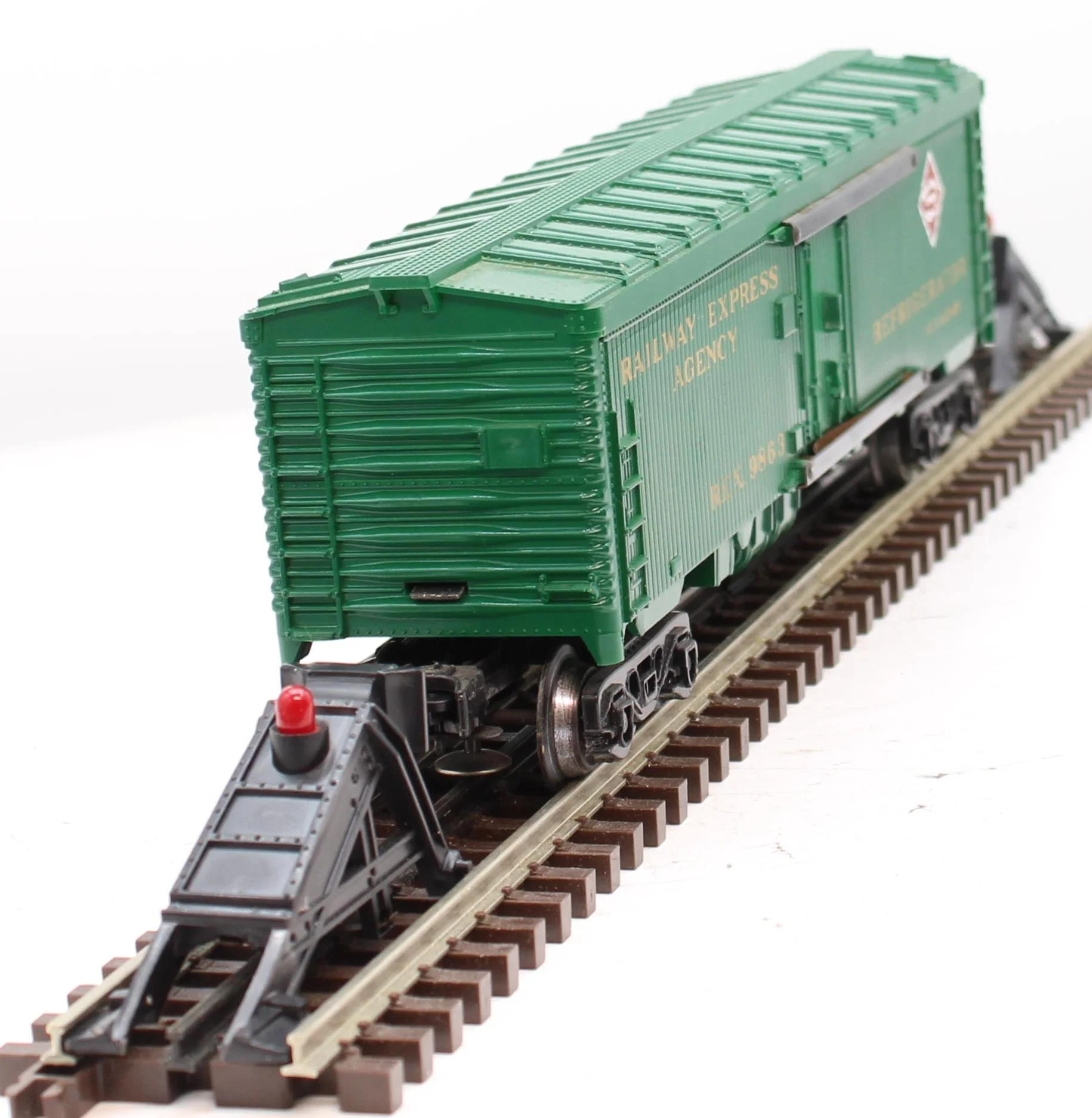 Lionel 6-9863 RAILWAY EXPRESS AGENCY REA Reefer Car #9863 O Scale Used Excellent Damaged Box - Image 5