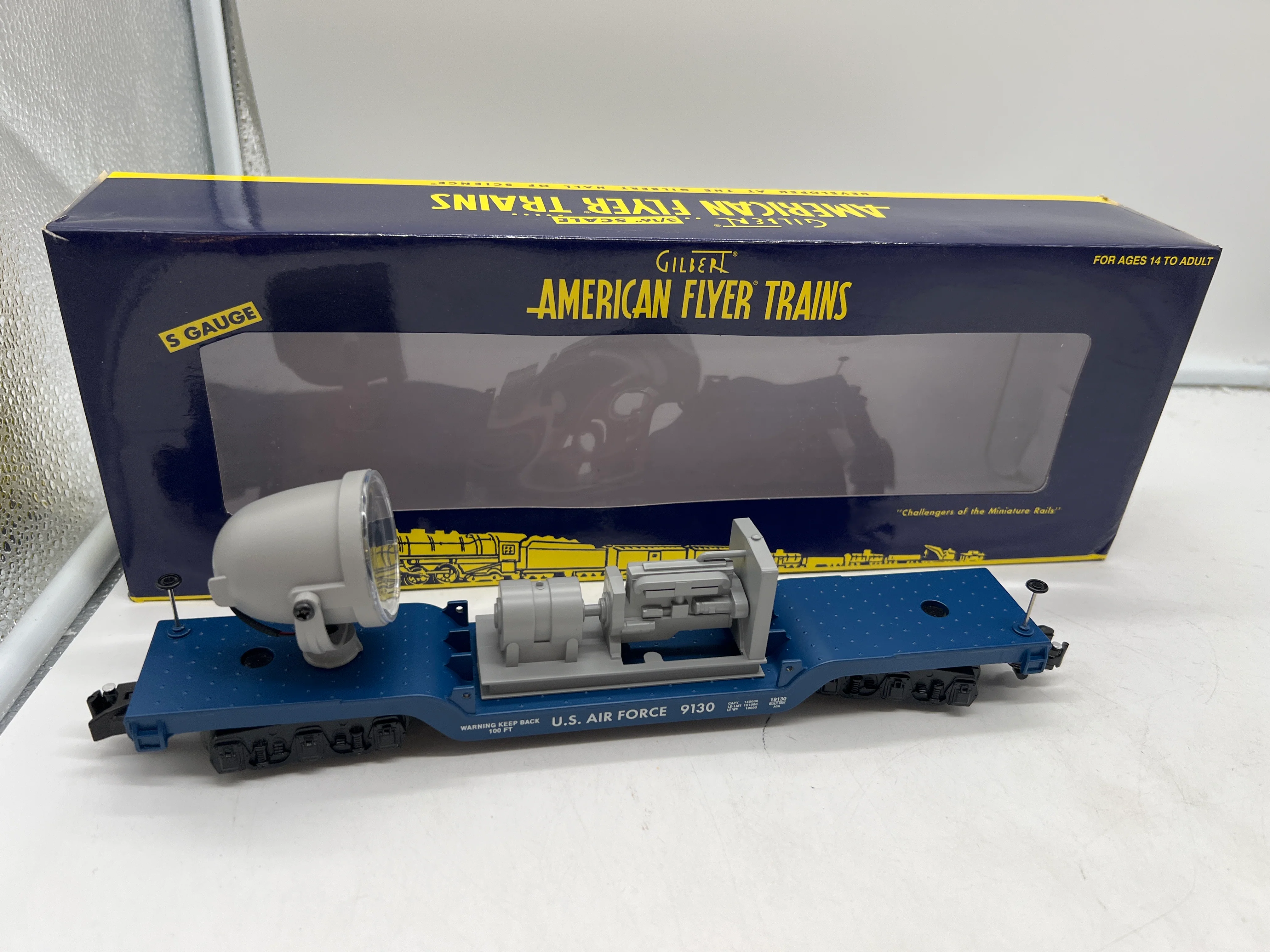 Lionel AMERICAN FLYER 2119130 USAF SEARCHLIGHT CAR S SCALE Like New - Image 2