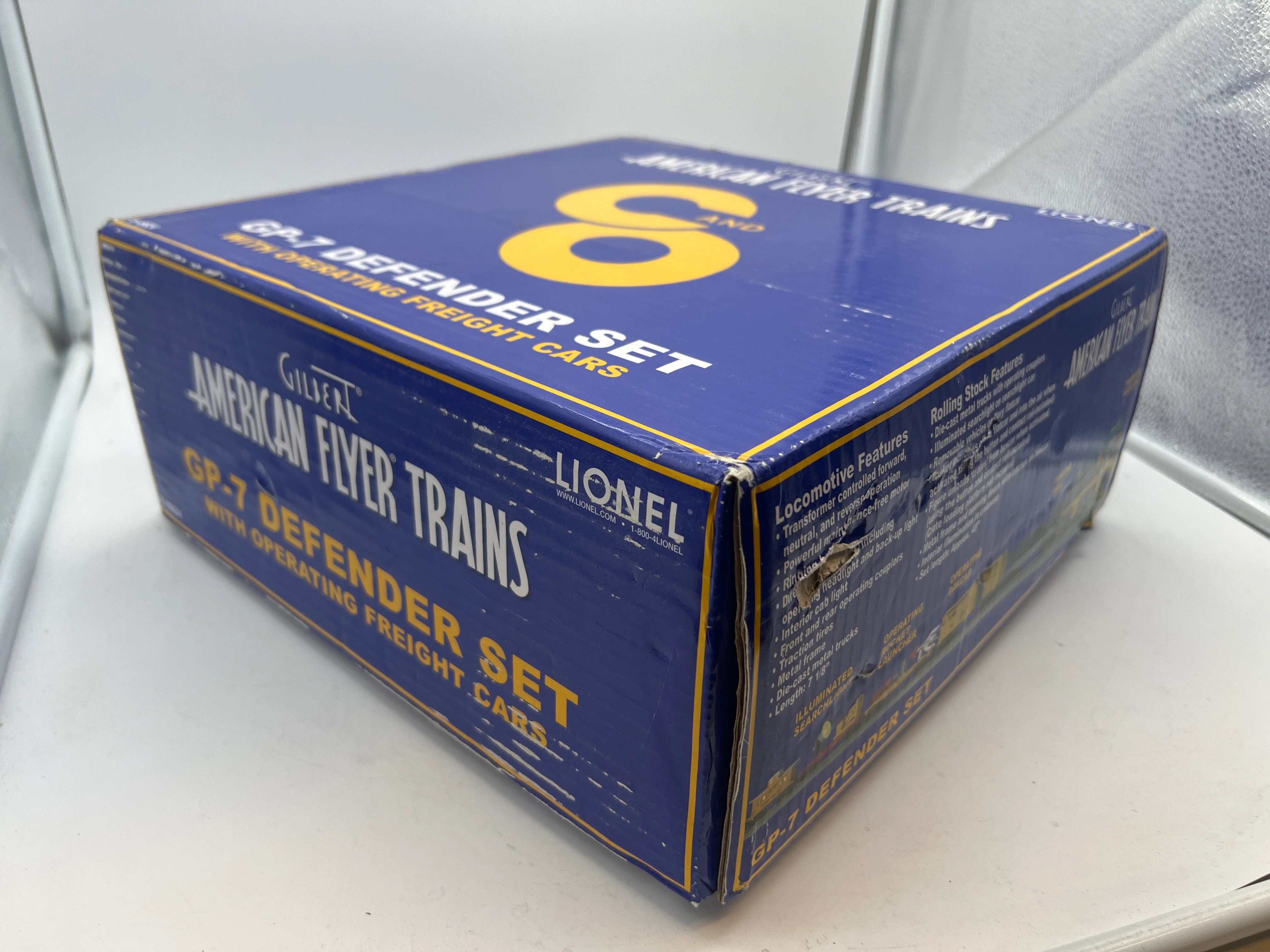 Lionel American  Flyer Chesapeake Ohio C&O 6-49624 1959 DEFENDER SET Remake S SCALE NEW - Image 2