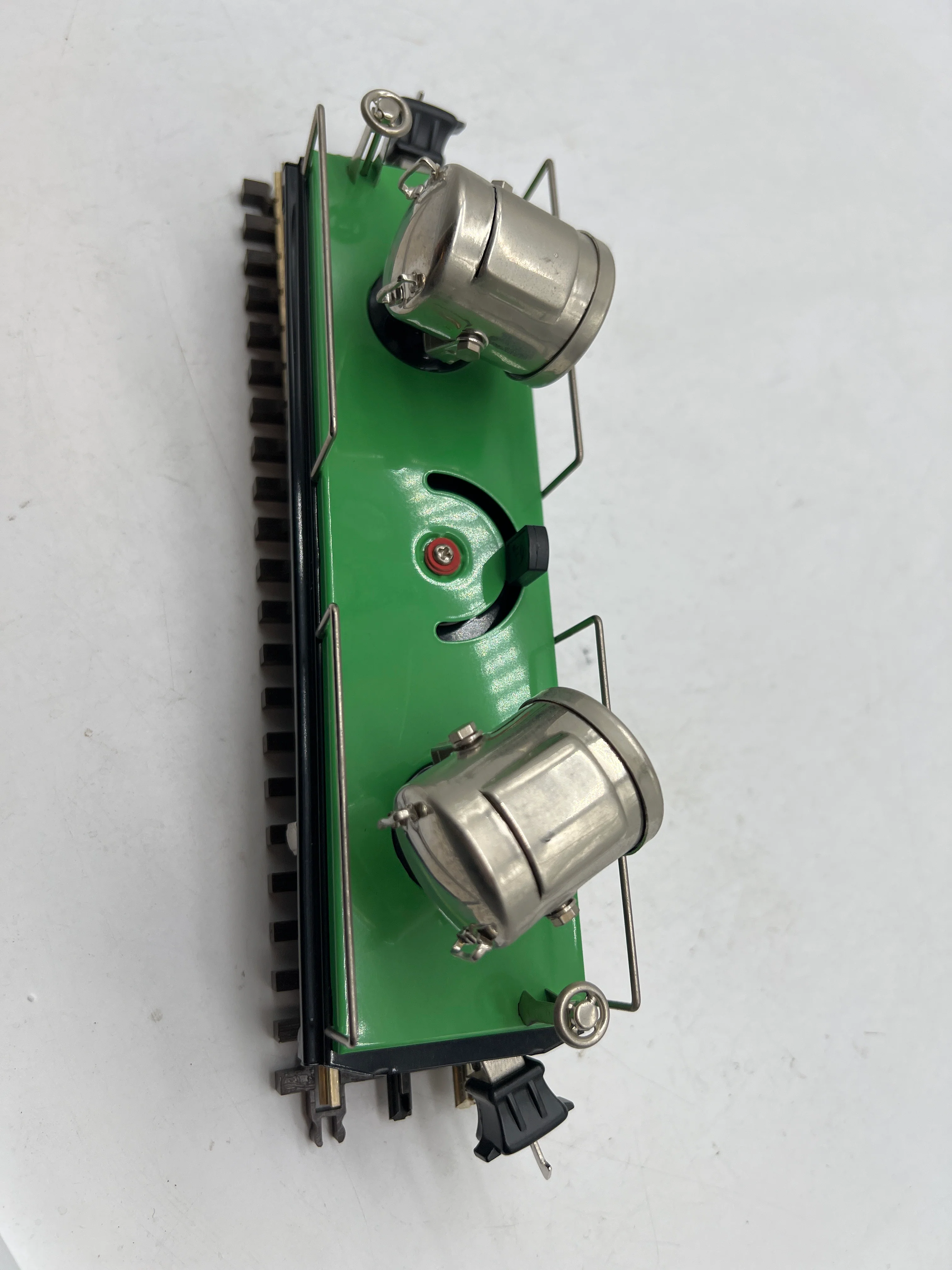 Lionel Green and Black Tinplate Searchlight remake Lionel Lines O SCALE Used Excellent No Box - Image 2