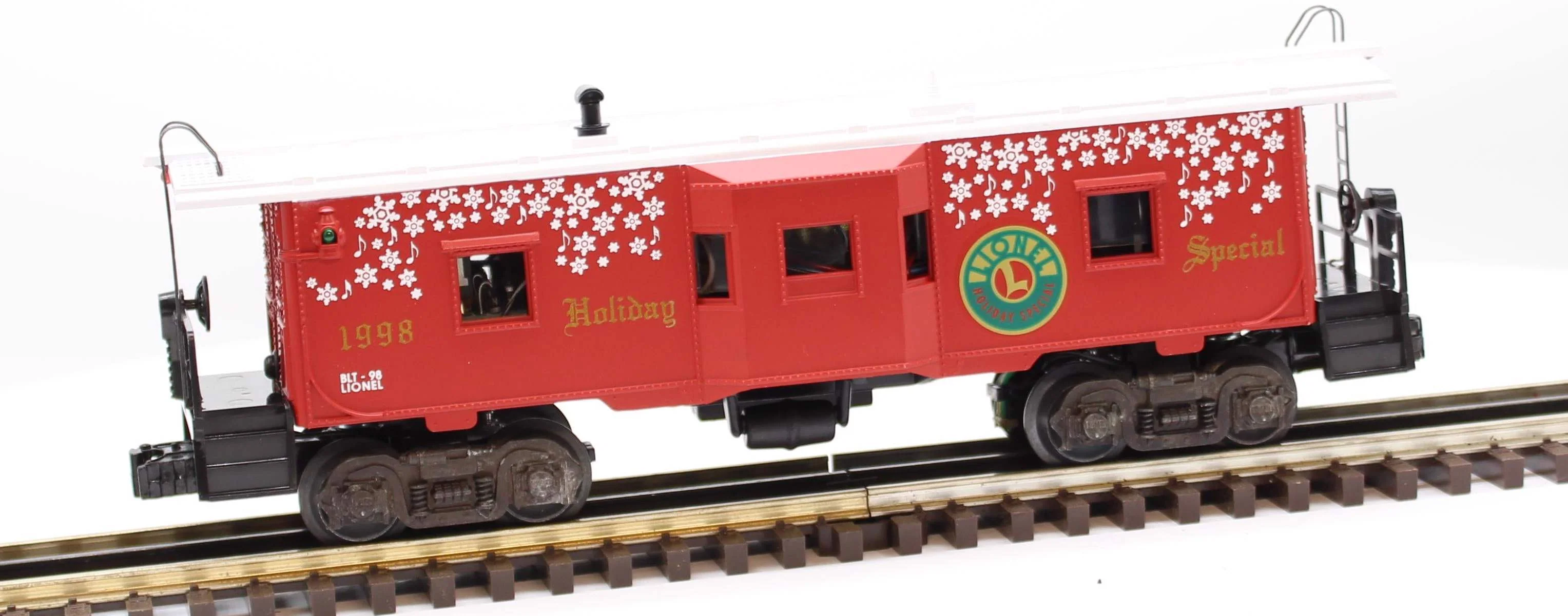 LIONEL Holiday Music Bay Window Caboose Car 6-19750 O SCALE Like New - Image 6