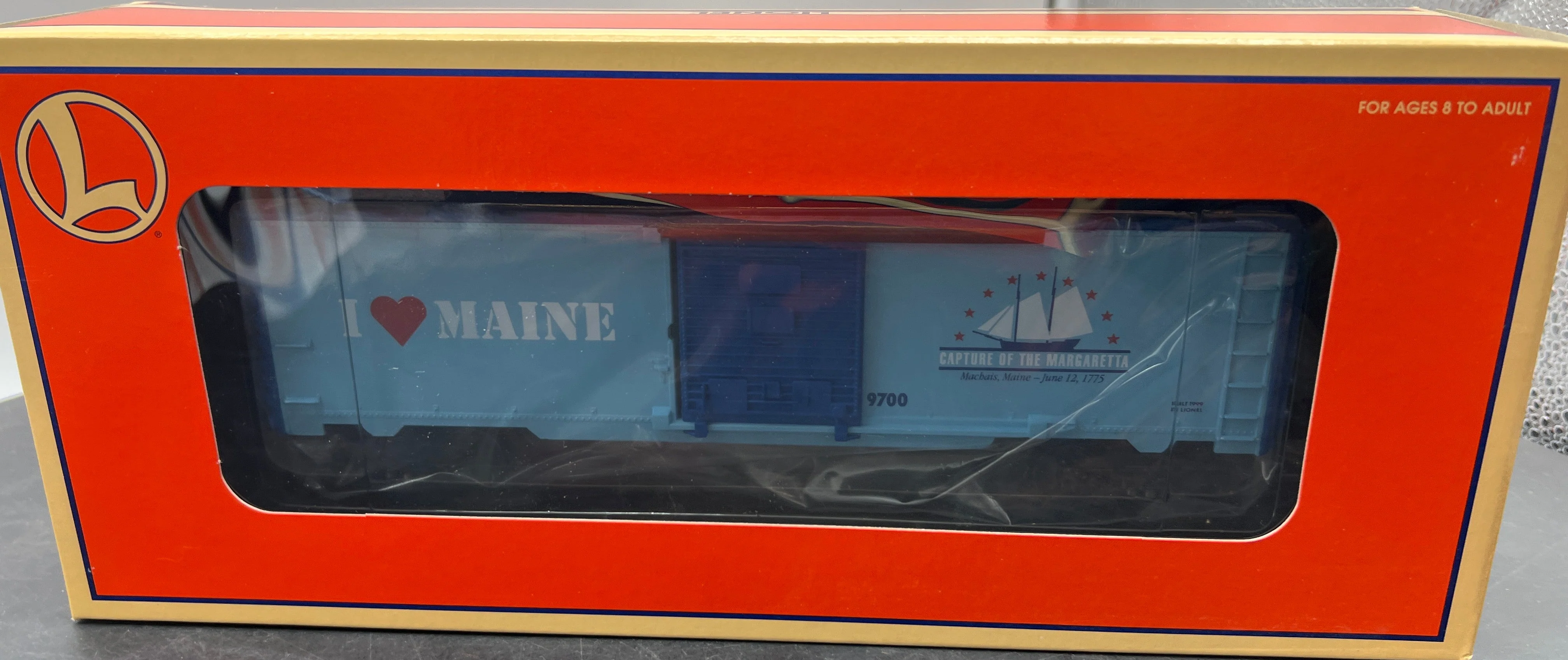 Lionel I love Maine boxcar #6-19968 O SCALE NEW