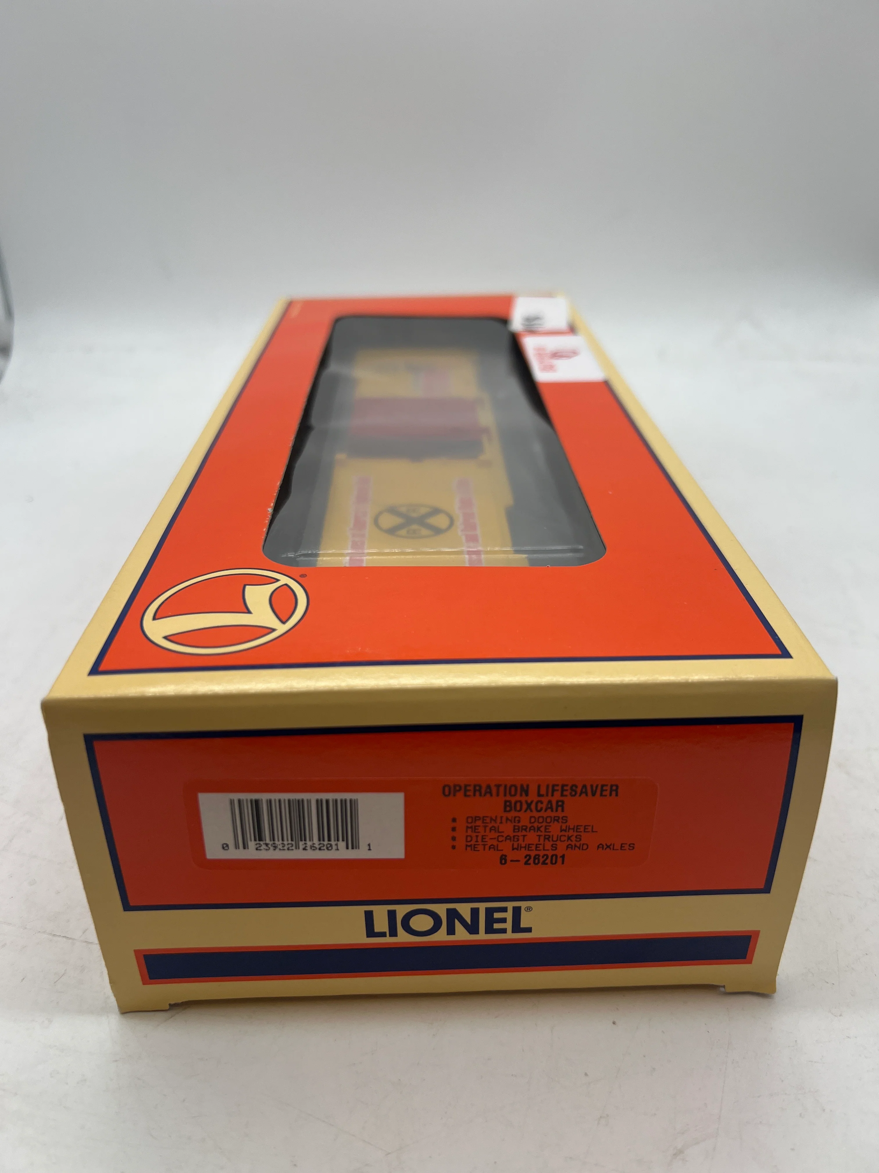 Lionel Operation Lifesaver box car 6-26201 O gauge freight train O/27 0-27 O SCALE NEW - Image 2