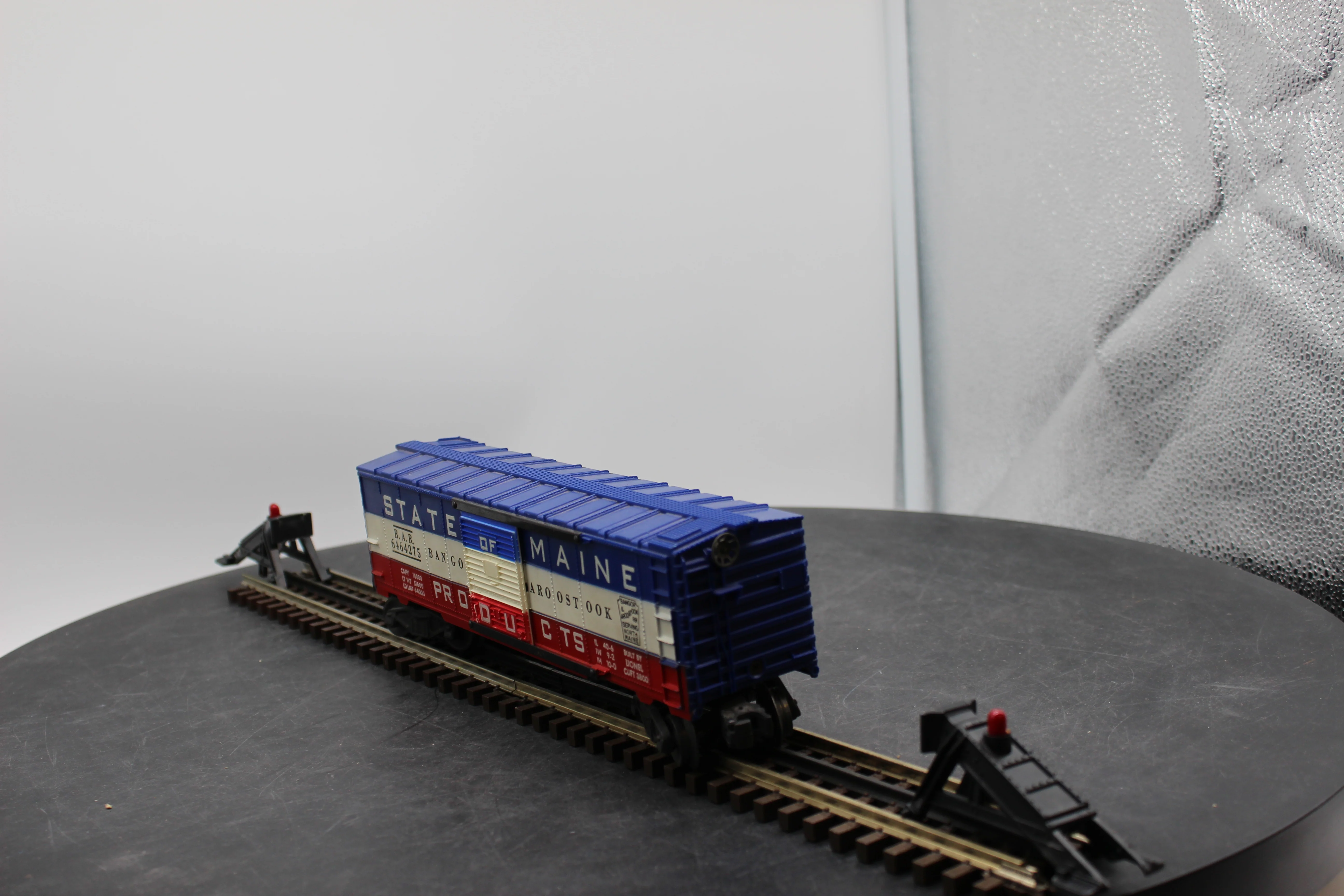 Lionel Postwar 6464-275 State of Maine Boxcar O SCALE Used Excellent Damaged Box - Image 10