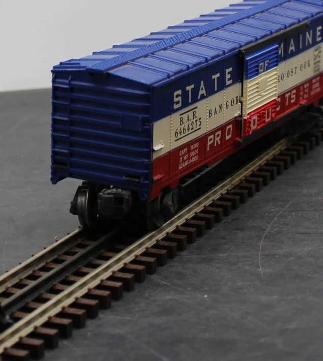 Lionel Postwar 6464-275 State of Maine Boxcar O SCALE Used Excellent Damaged Box - Image 12