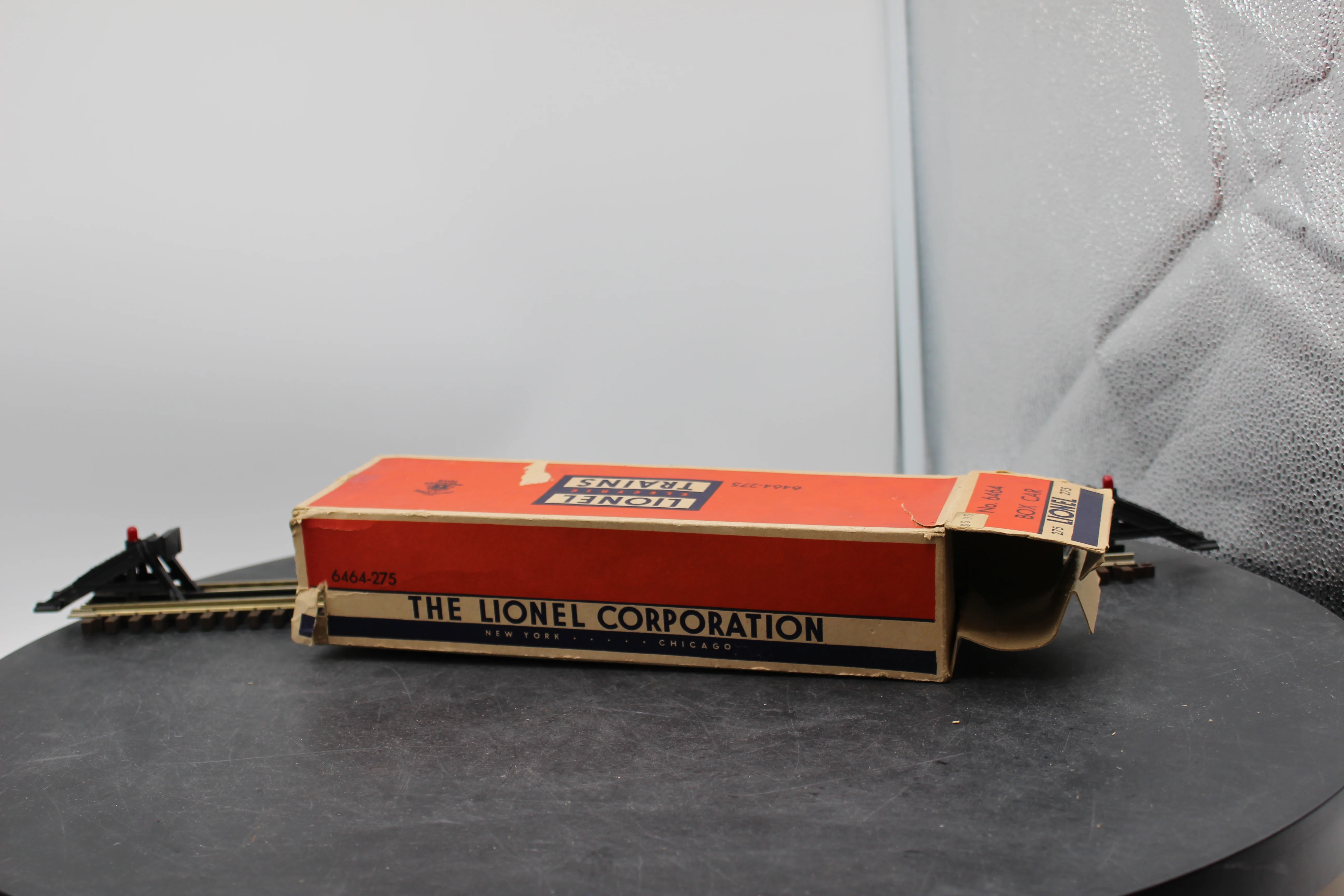 Lionel Postwar 6464-275 State of Maine Boxcar O SCALE Used Excellent Damaged Box - Image 2