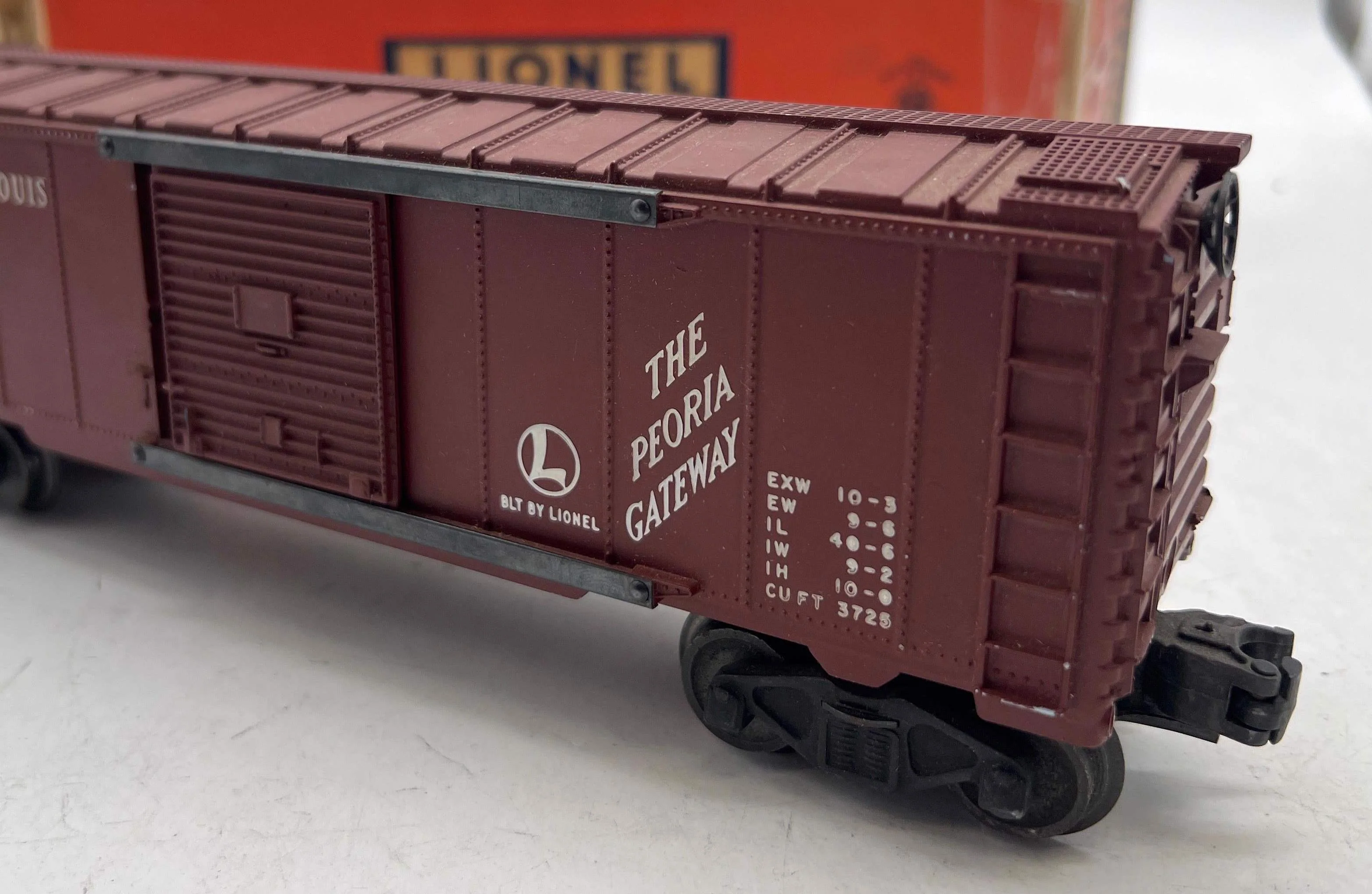Lionel Postwar 6464-50 MINNEAPOLIS & ST. LOUIS Box Car 6464 Scale O SCALE Used Excellent Damaged Box - Image 4