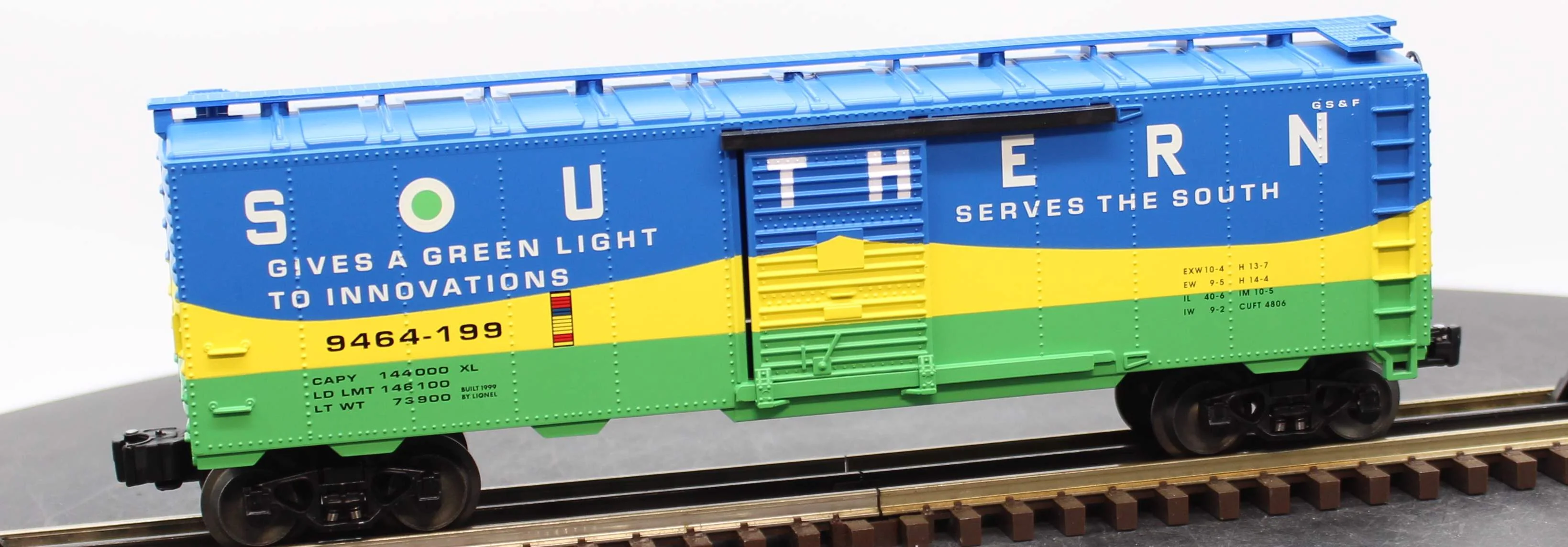 Lionel 6-29257 Southerm Wave Boxcar O SCALE Like New - Image 7
