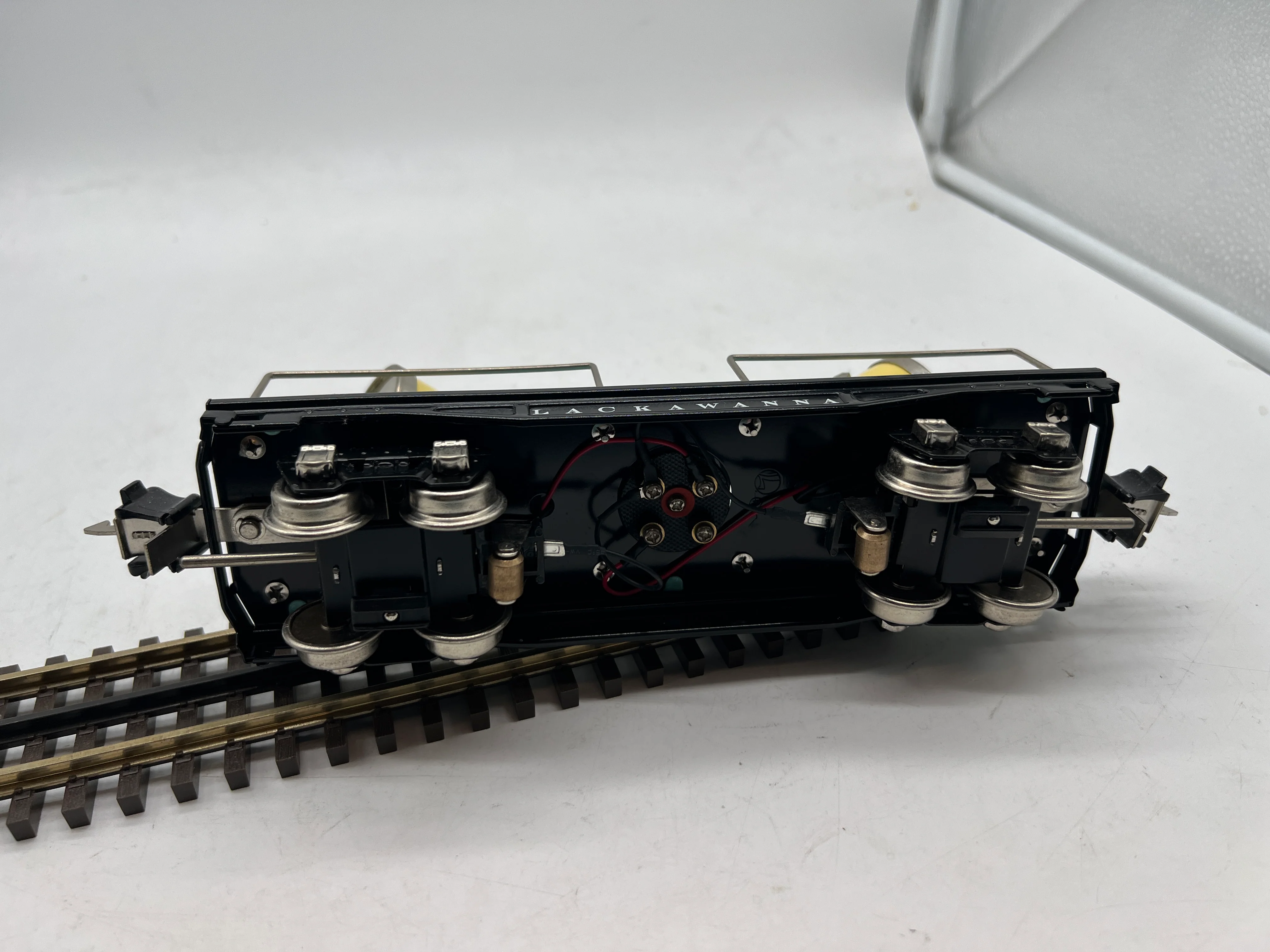 Lionel Tinplate repro Blue Lackawanna Searchlight Car O SCALE Used Excellent No Box - Image 5