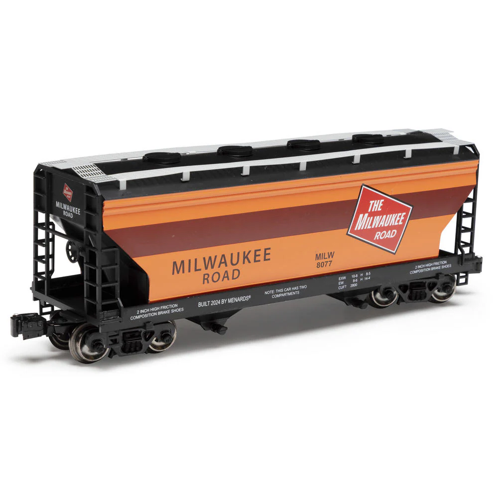 Menard 275-9317  Milwaukee Road ACF 2-Bay Covered Hopper NEW - Image 3