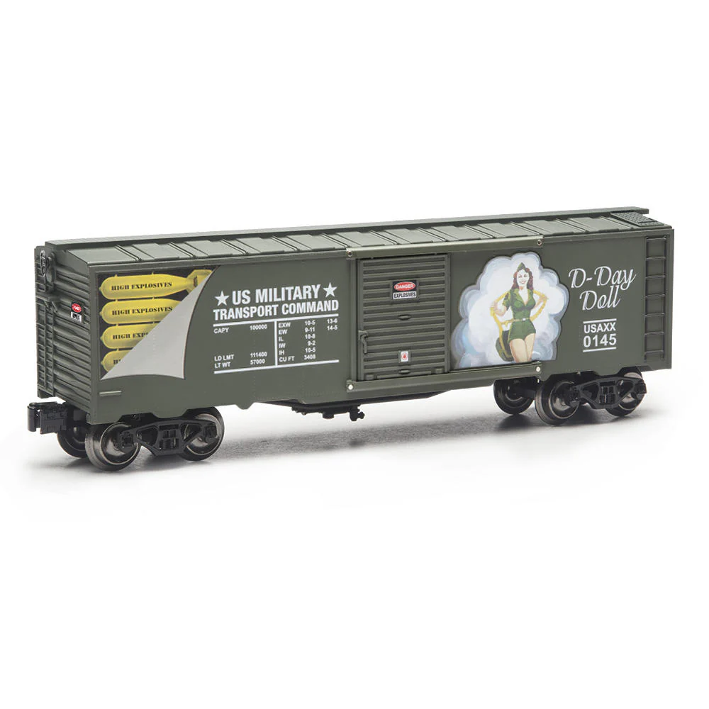 Menards 275-9059 D-Day Doll Boxcar o scale NEW
