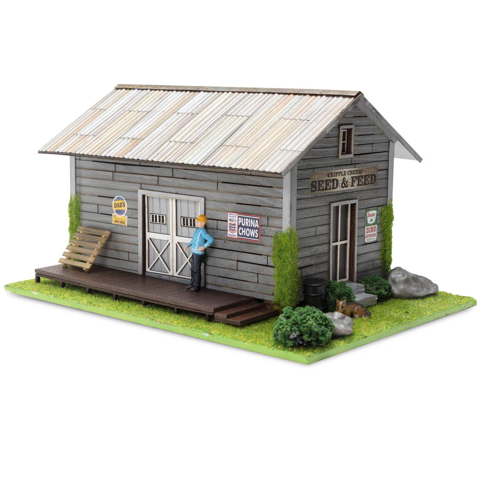 Menards 2759378 Cripple Creek Seed & Feed Building O Scale NEW - Image 5