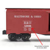 Menards 279-4254 B&O-BOXCAR-RED Baltimore & Ohio Boxcar O SCALE NEW - Image 6