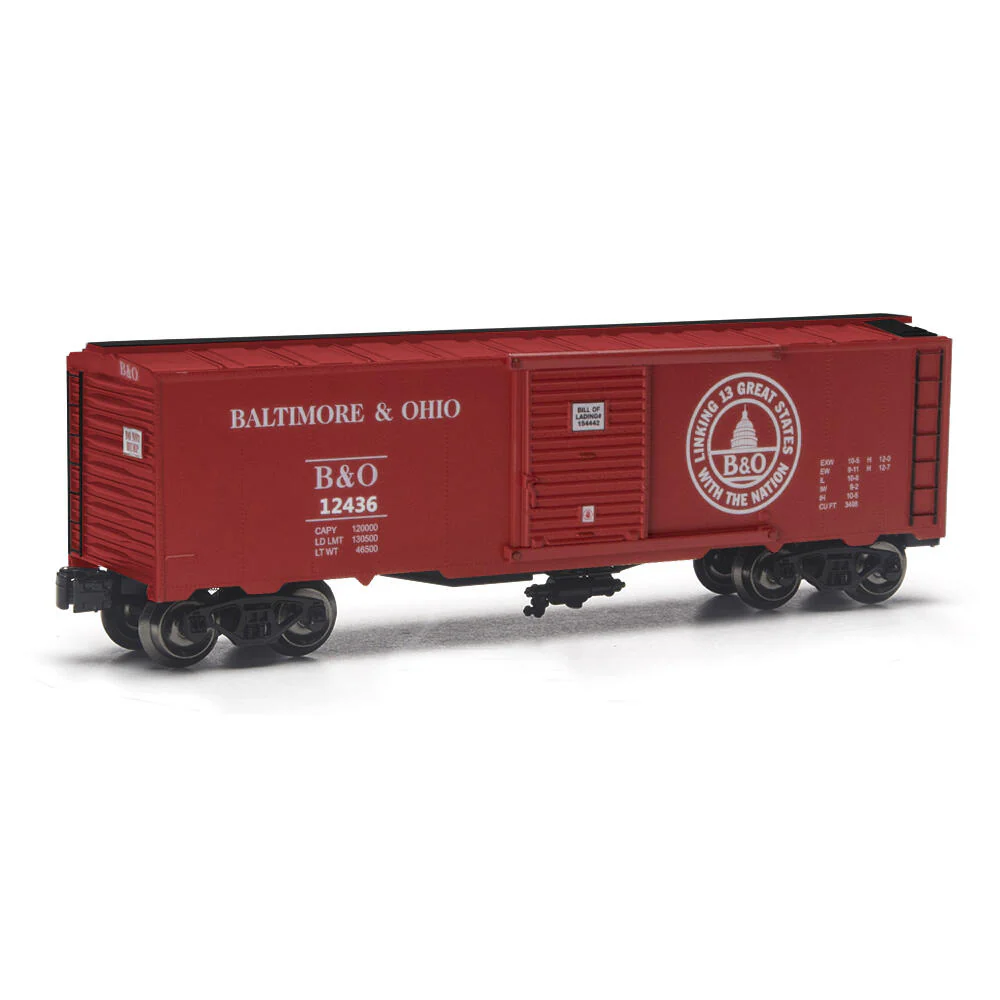 Menards 279-4254 B&O-BOXCAR-RED Baltimore & Ohio Boxcar O SCALE NEW - Image 7